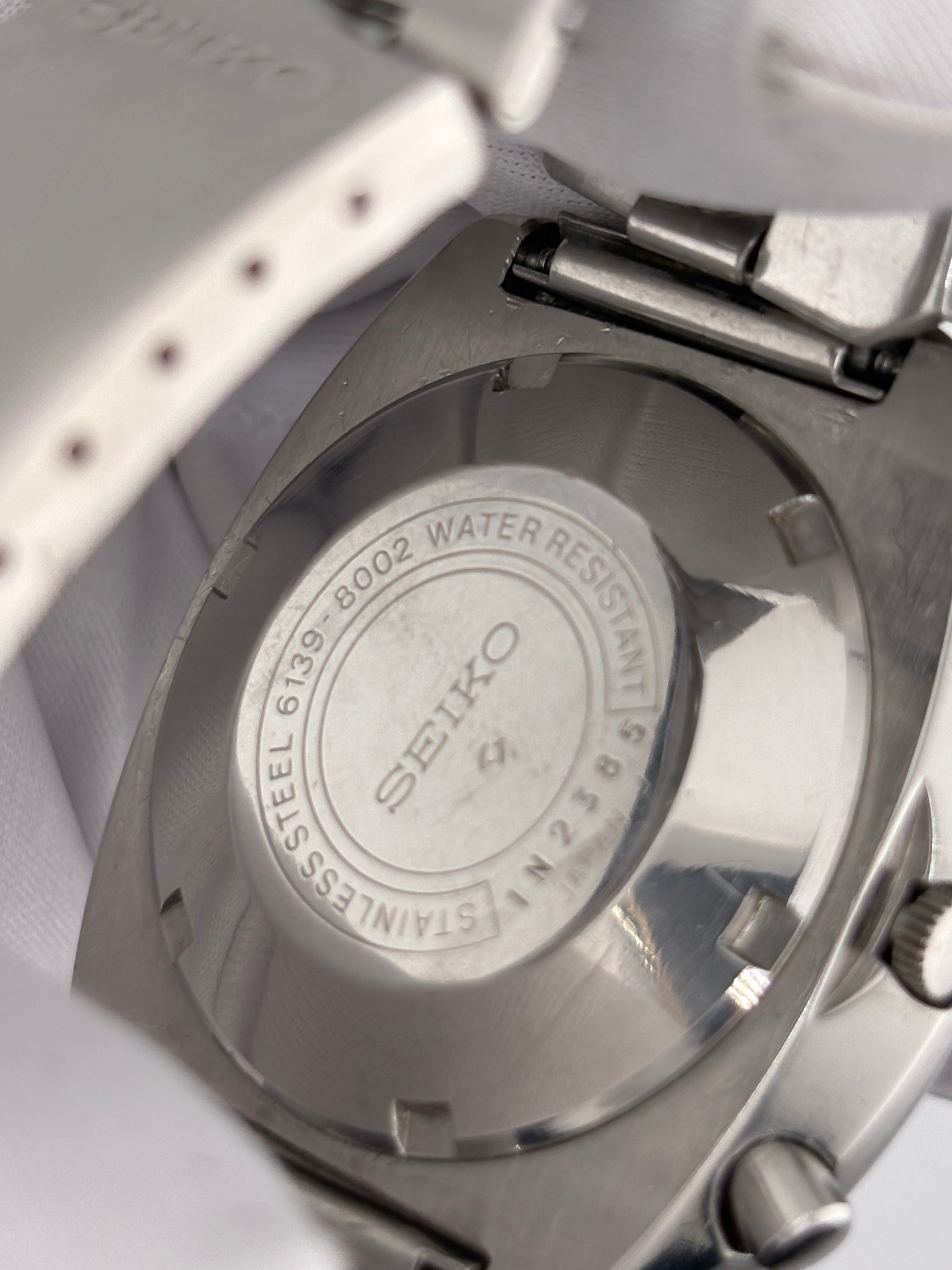 π―π΅ Seiko 6139-8002 Automatic Chronograph β Vintage Japan