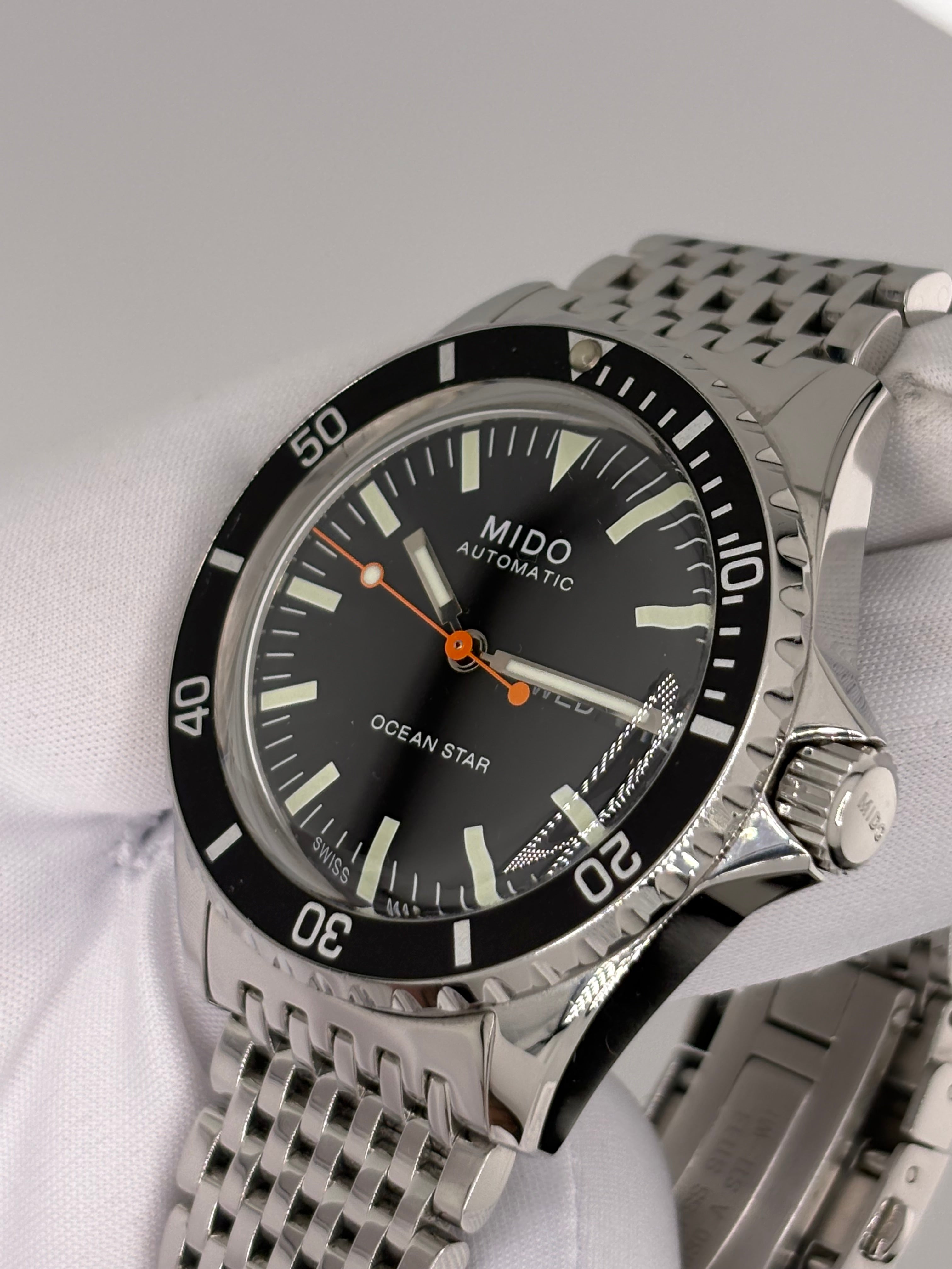 πΉ Mido Ocean Star Tribute Diver 200M Calibre 80 Auto β Full Set