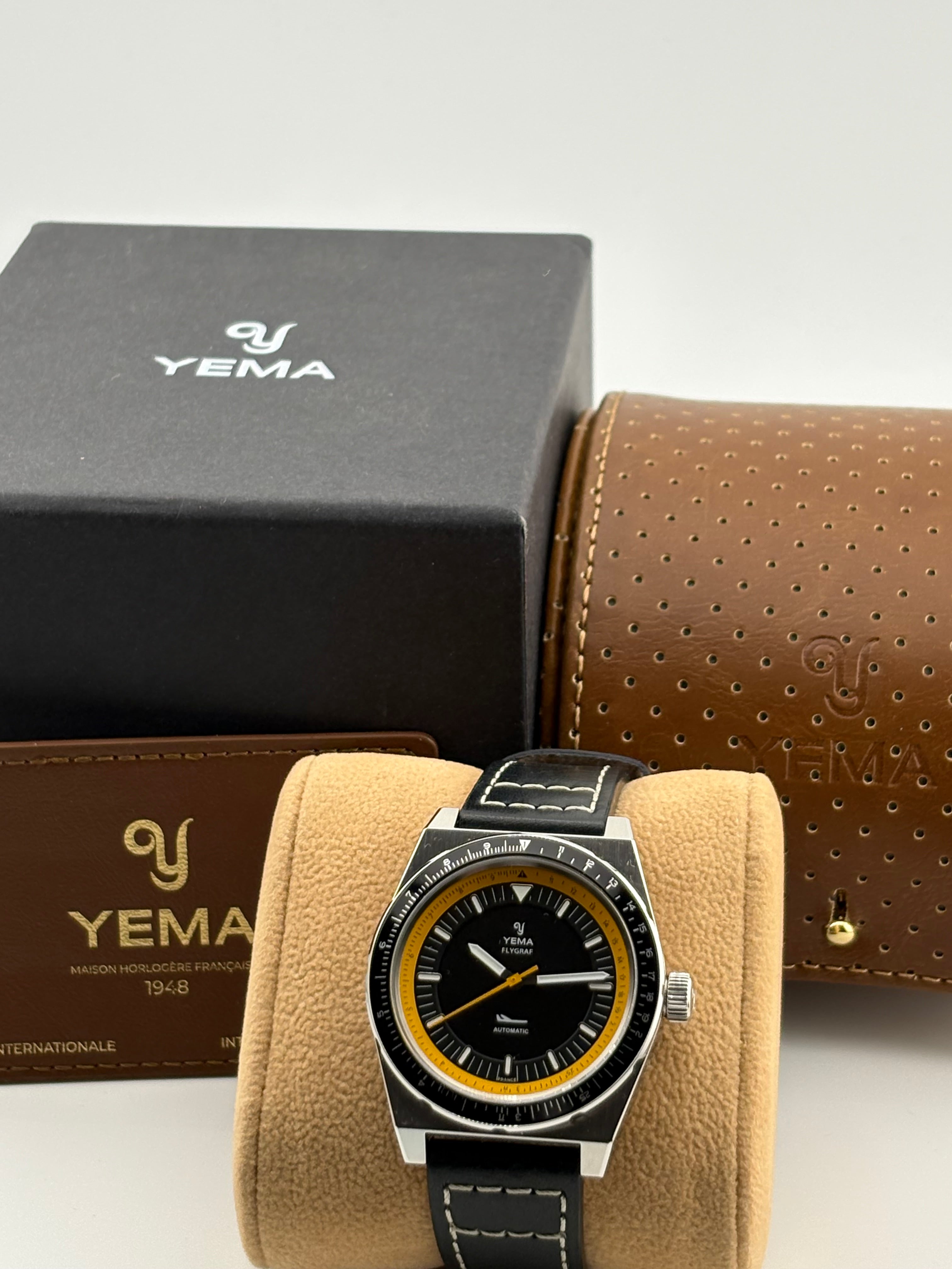 π₯ YEMA Flygraf YFLY23 Automatic Pilot Watch β Full Set βοΈ π«π·