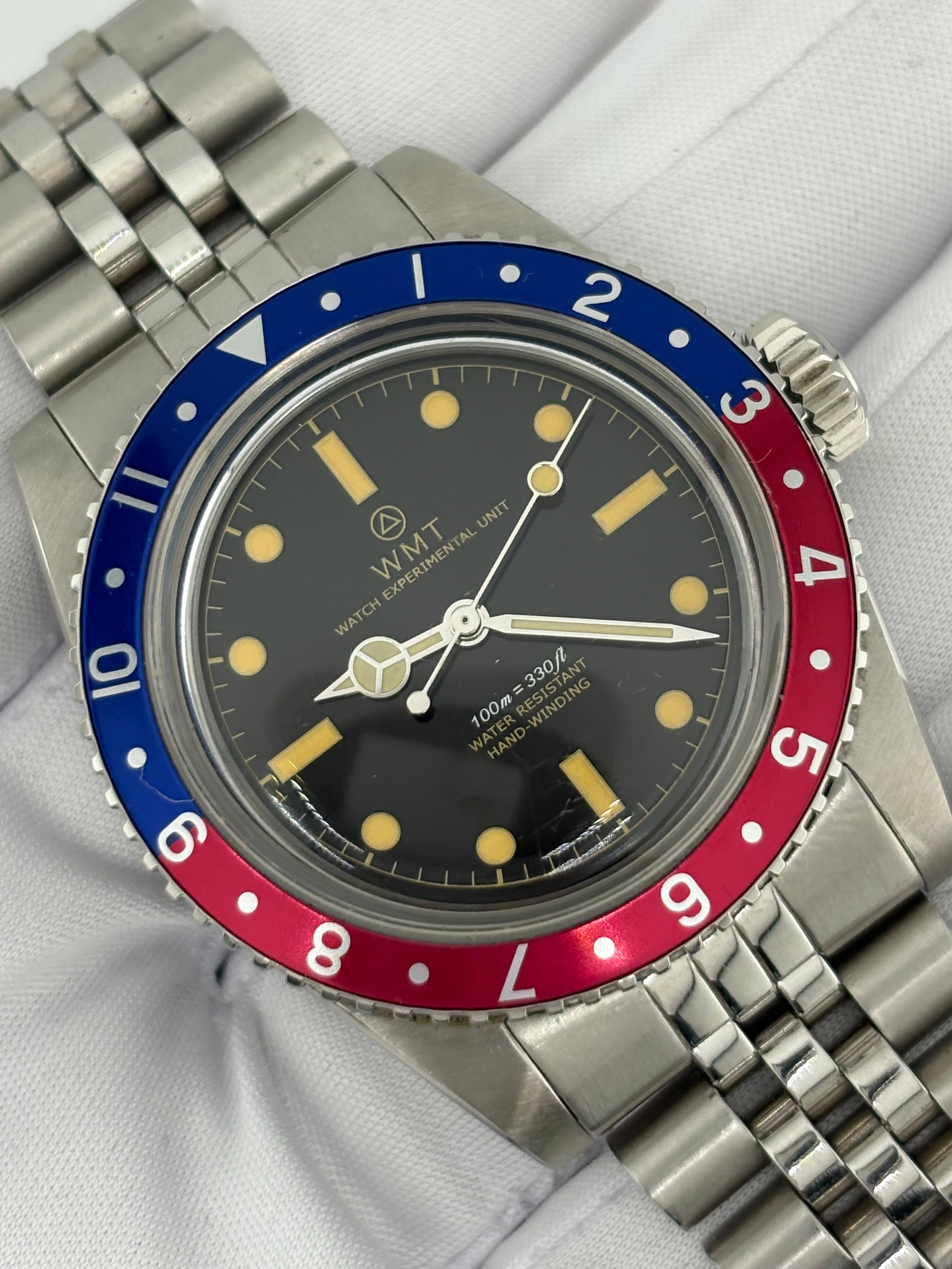 WMT Royal Marine “Pepsi” Automatic – Vintage Diver Style – Full Set 💥