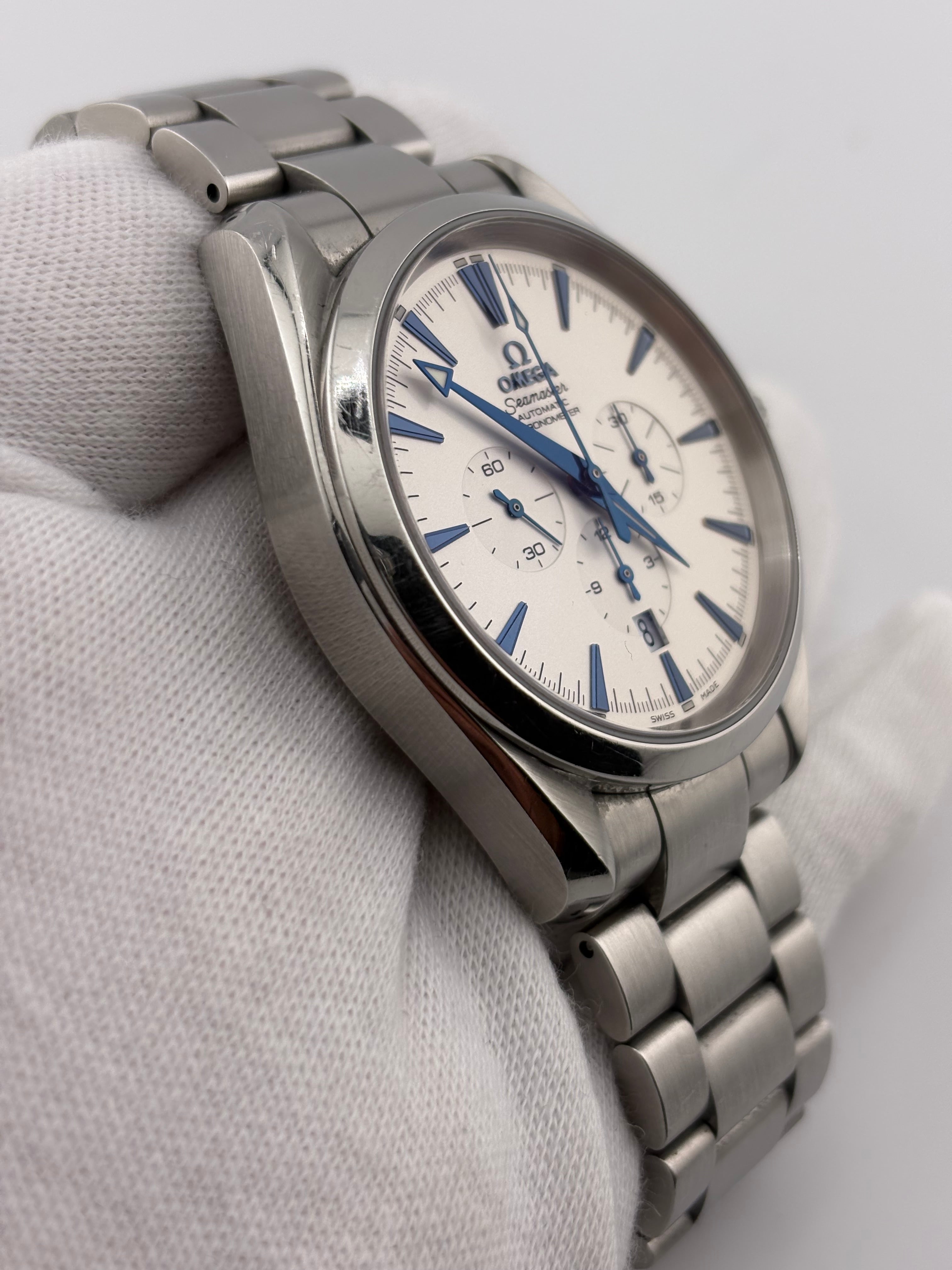 Omega Seamaster Aqua Terra Chronograph Ref. 2512.30.00 – Caliber 3301 –2006 Full set