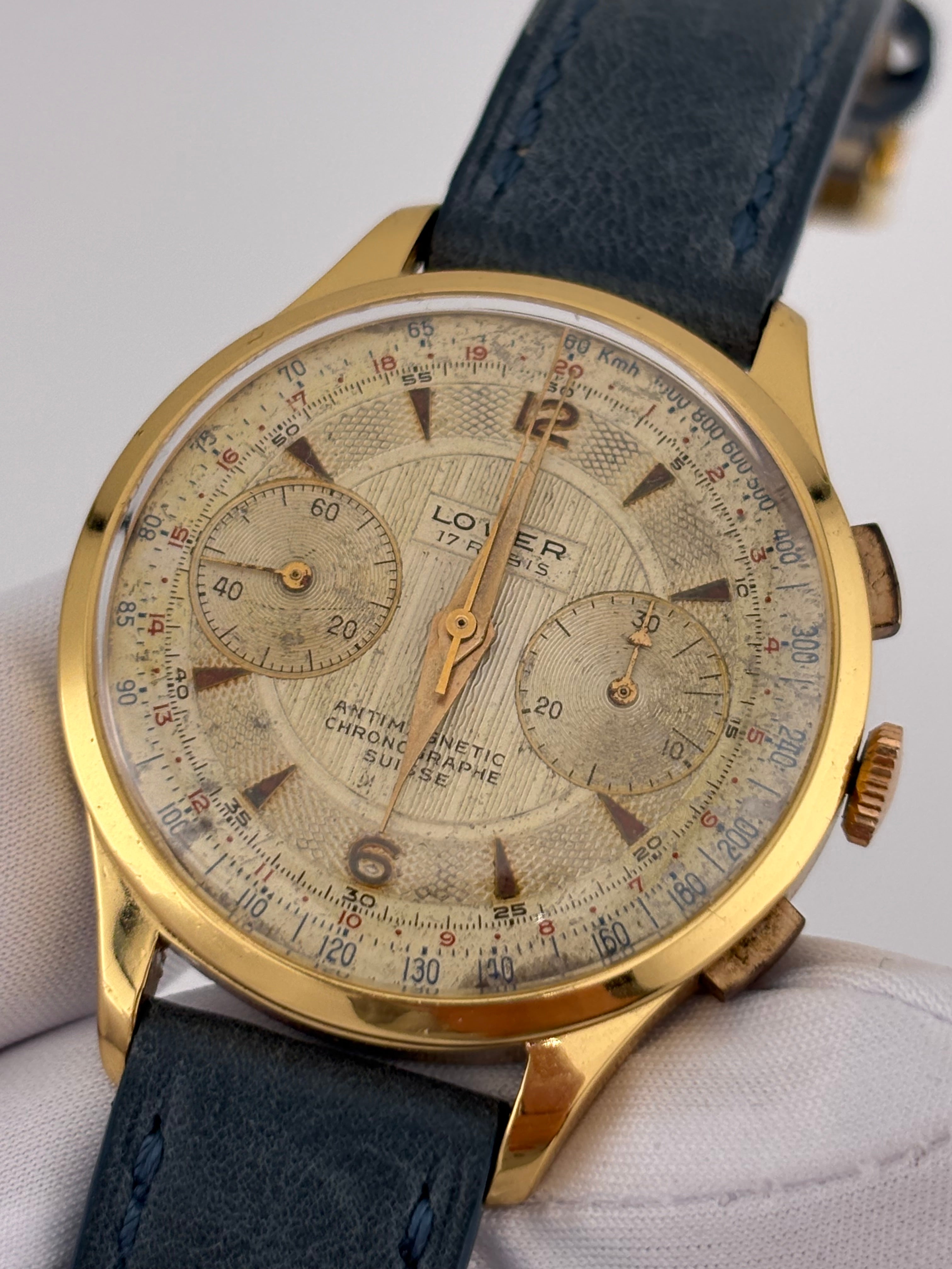 Lower Chronographe Suisse – 1940s/50s Vintage 17J Chronograph – 38mm Swiss