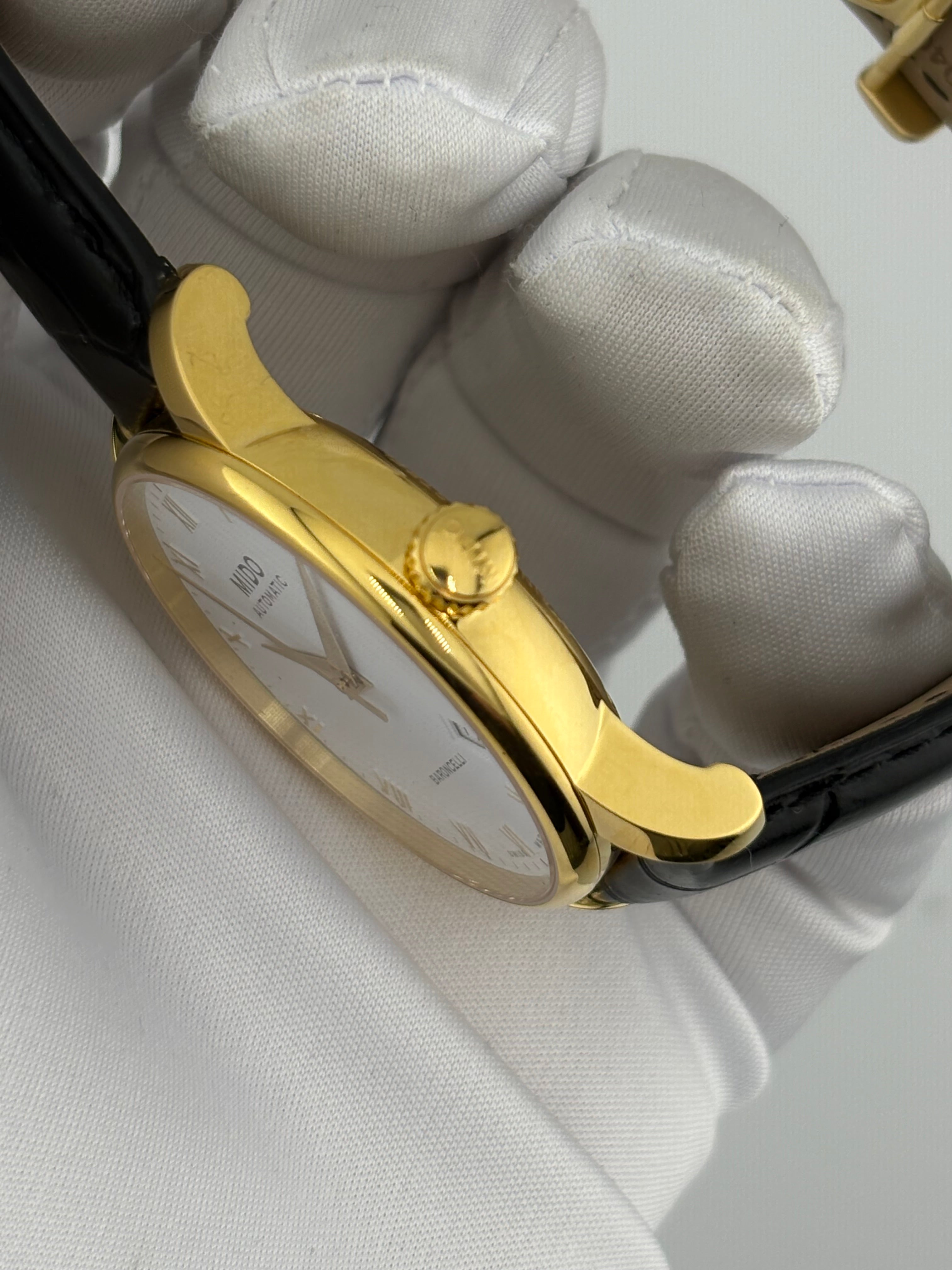 Mido Baroncelli Ref. M8600B – Gold-Plated Automatic –