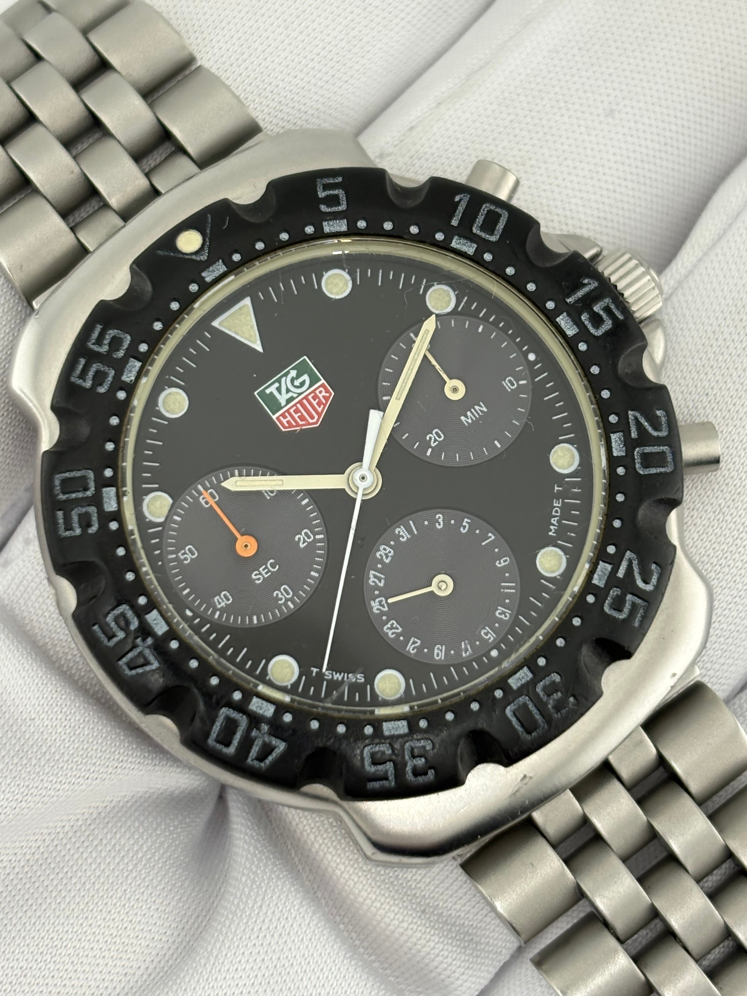 TAG Heuer Formula 1 Chronograph Ref. 551.200C Vintage 1980s 🇨🇭