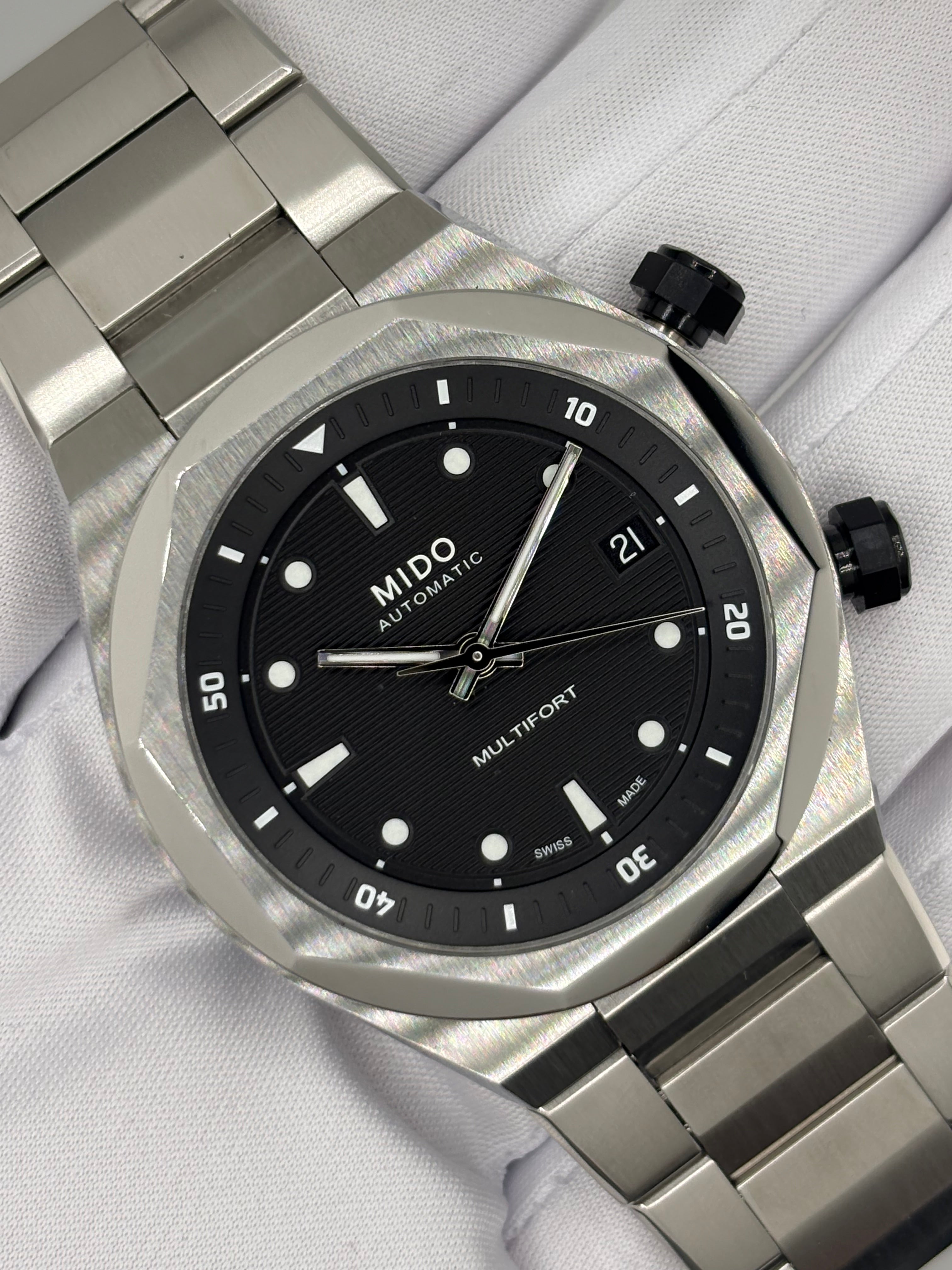 ✨ MIDO MULTIFORT TWO CROWNS – Ref. M047.507.11.051.00 –