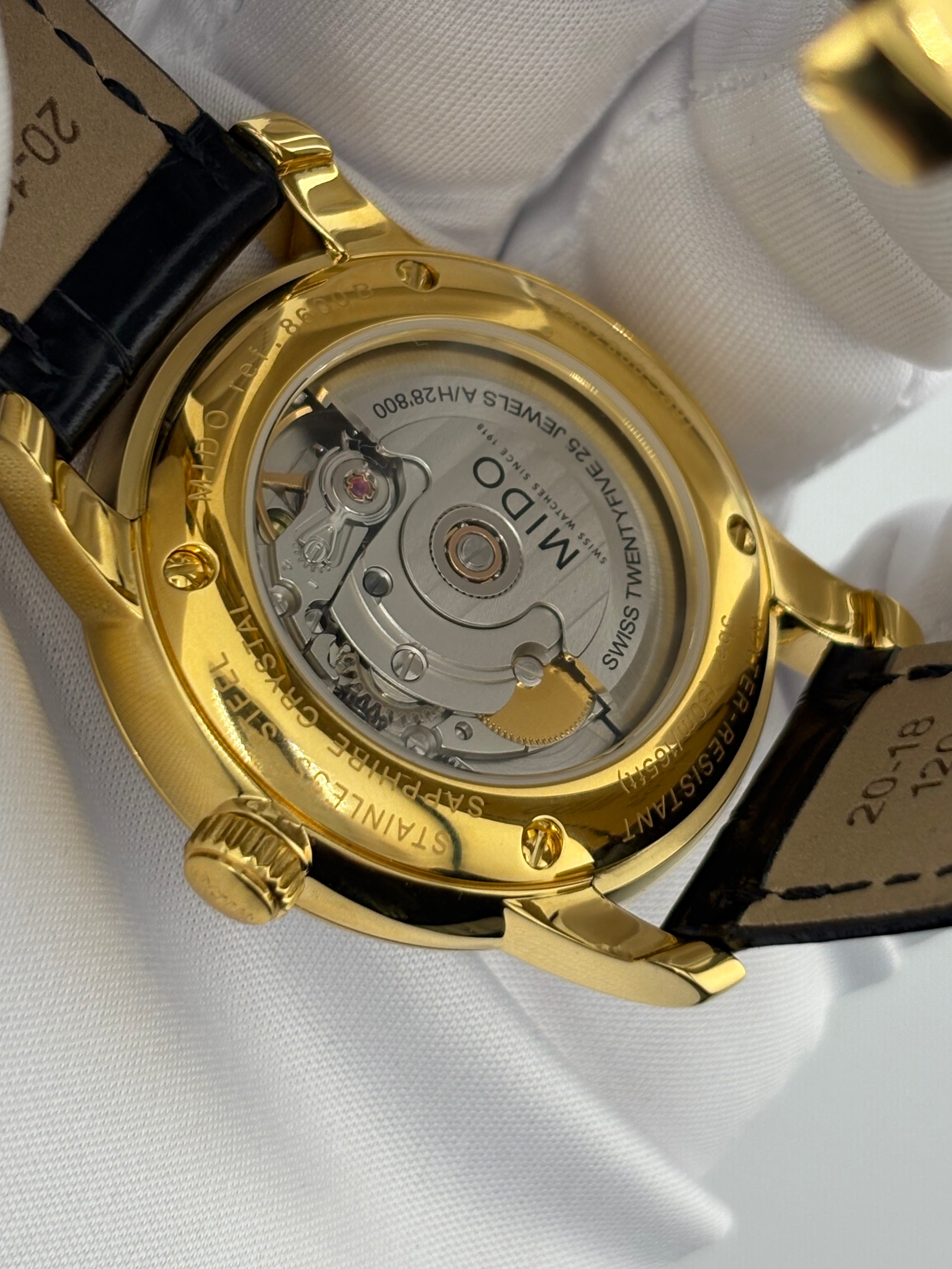 Mido Baroncelli Ref. M8600B – Gold-Plated Automatic –
