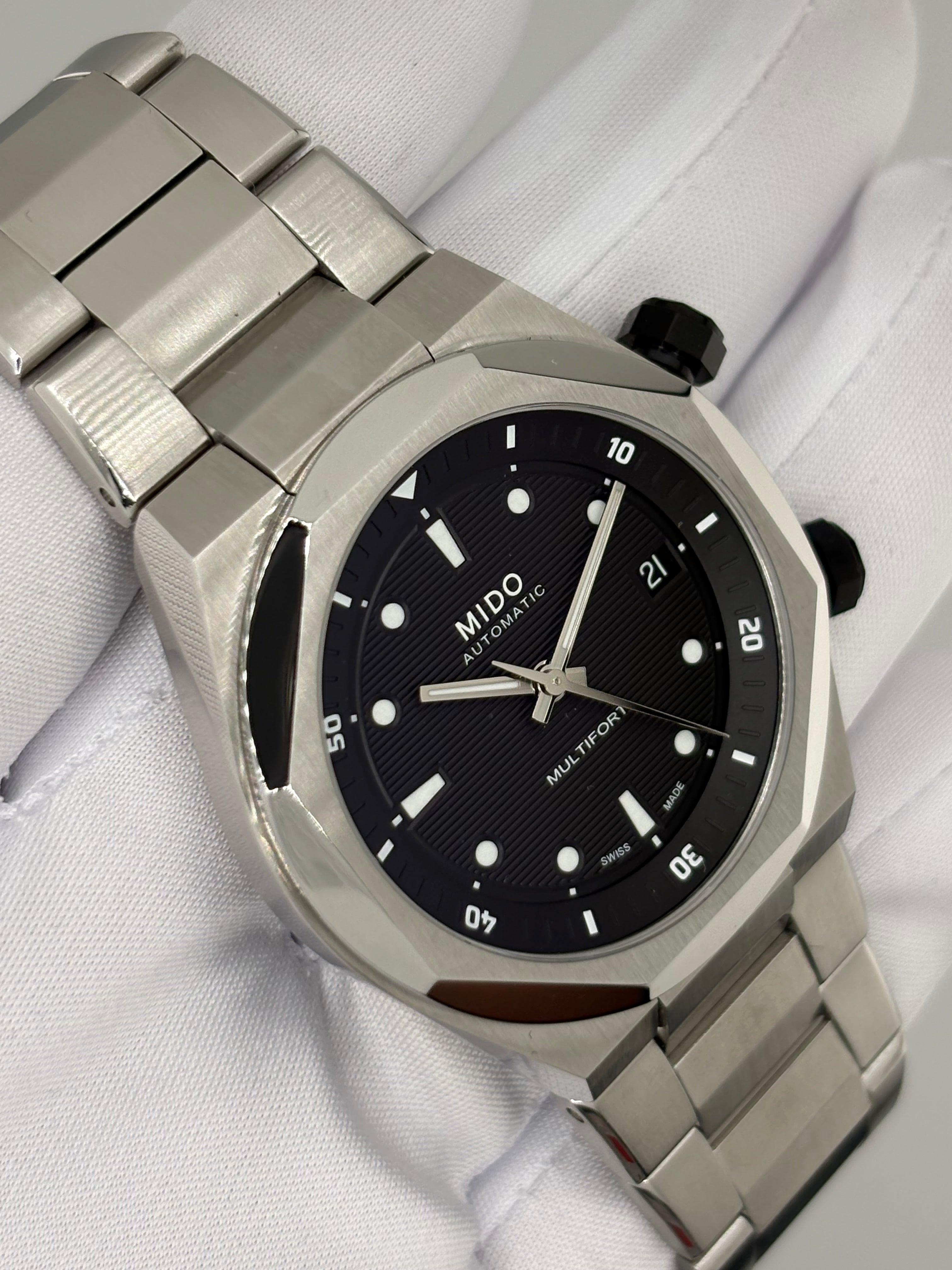 ✨ MIDO MULTIFORT TWO CROWNS – Ref. M047.507.11.051.00 –