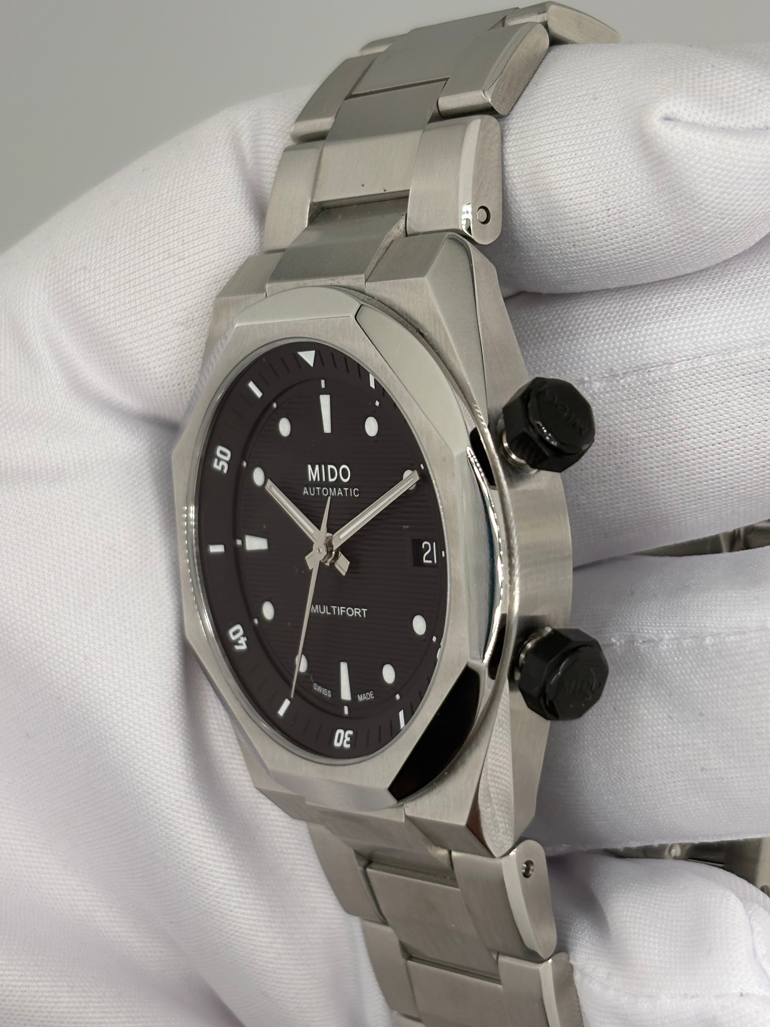 ✨ MIDO MULTIFORT TWO CROWNS – Ref. M047.507.11.051.00 –