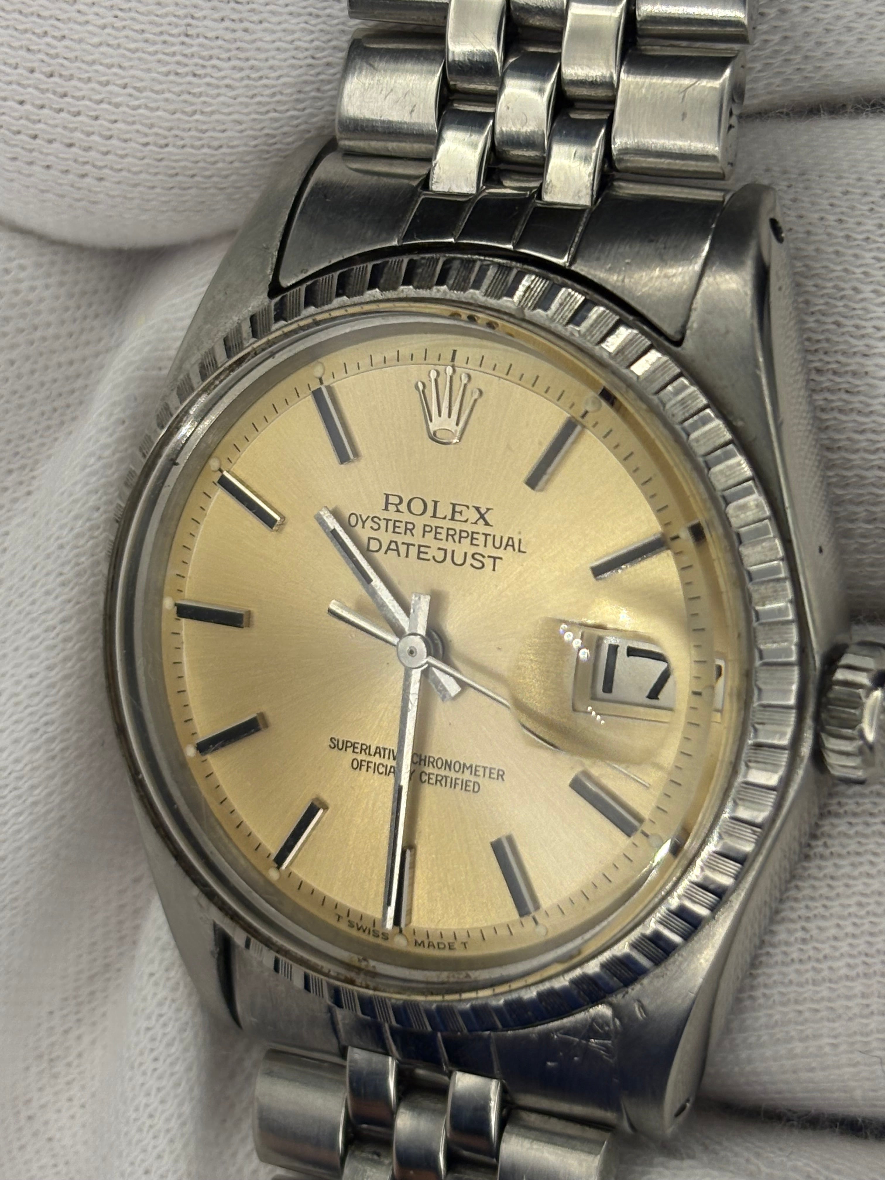 Rolex Datejust Ref. 1603 –  Tropical Patina Dial – 12M Warranty