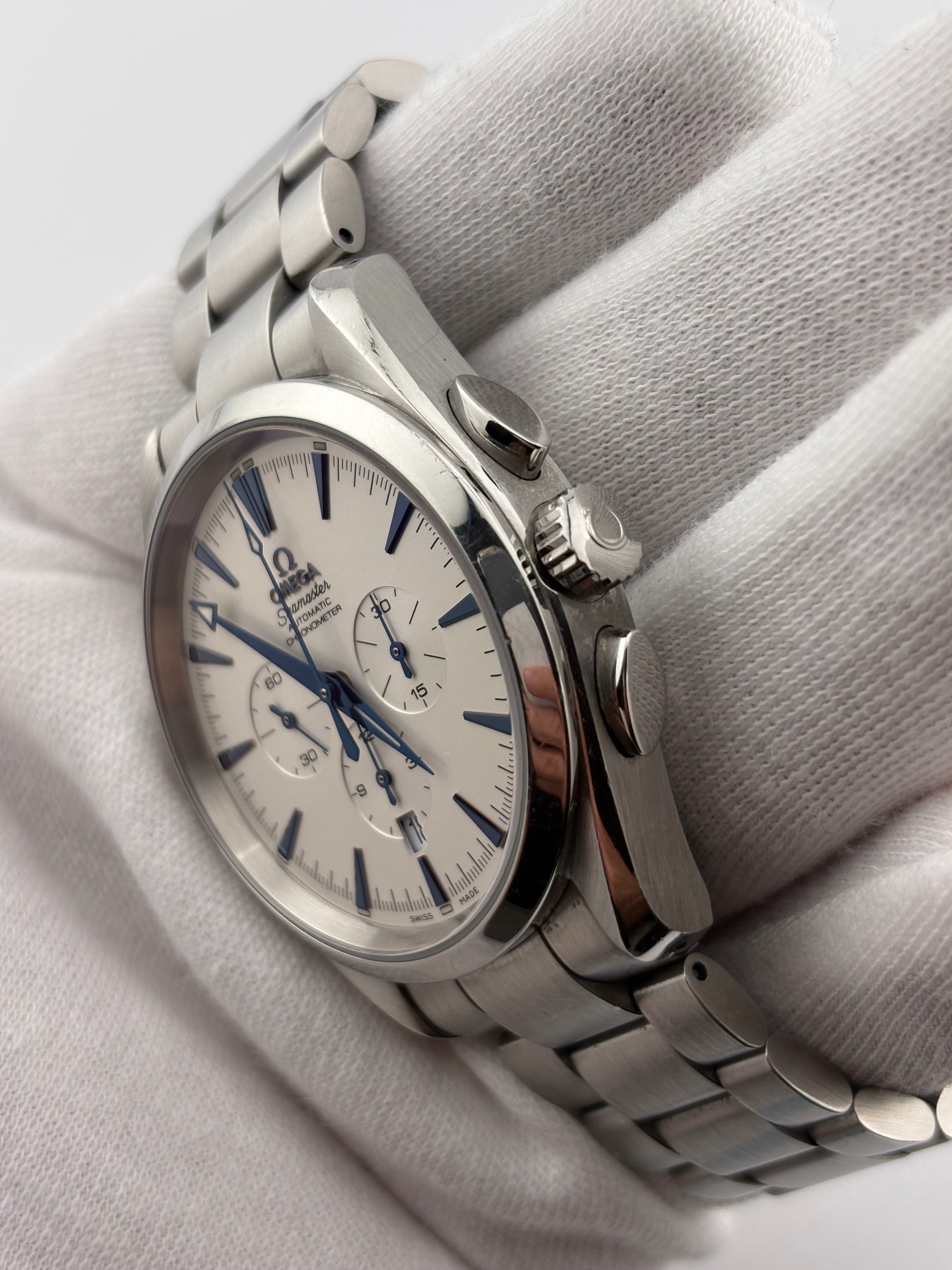Omega Seamaster Aqua Terra Chronograph Ref. 2512.30.00 – Caliber 3301 –2006 Full set