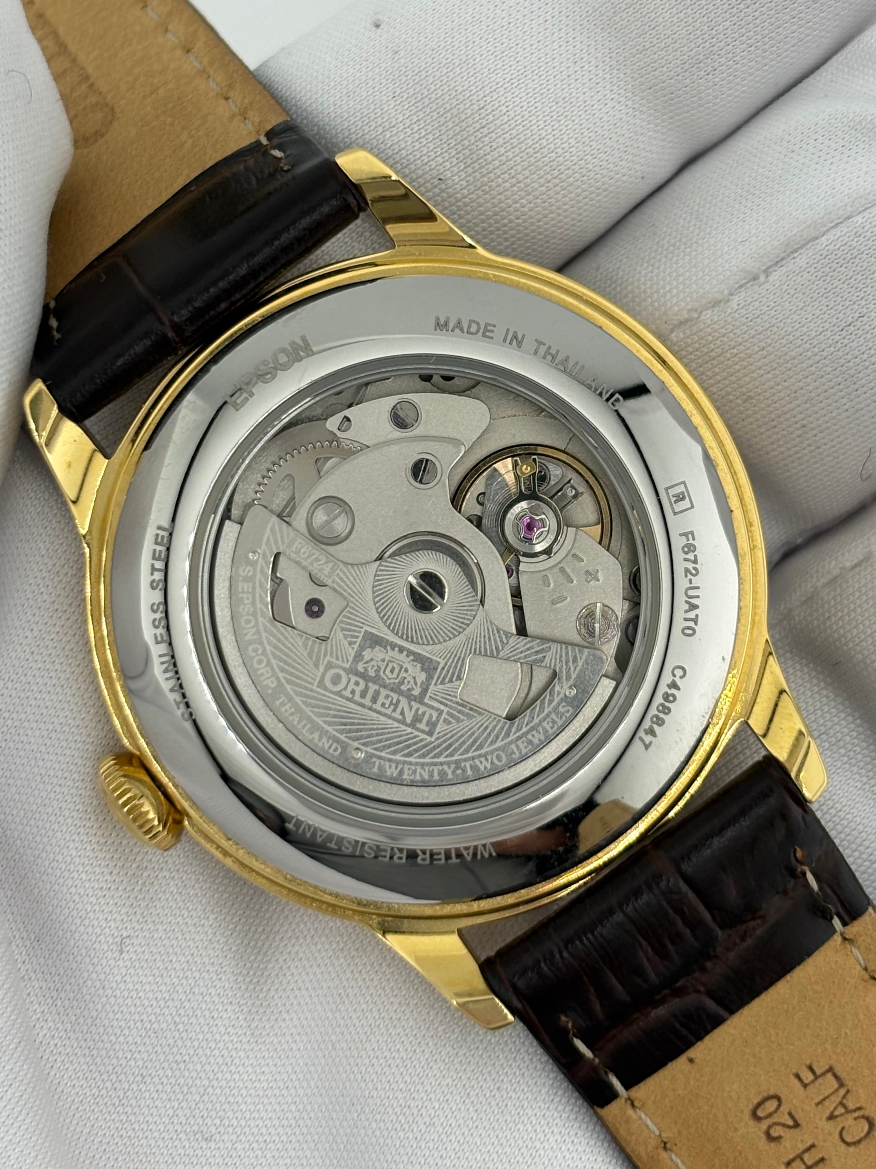 Orient Bambino Automatic Gold 38mm | Full Set