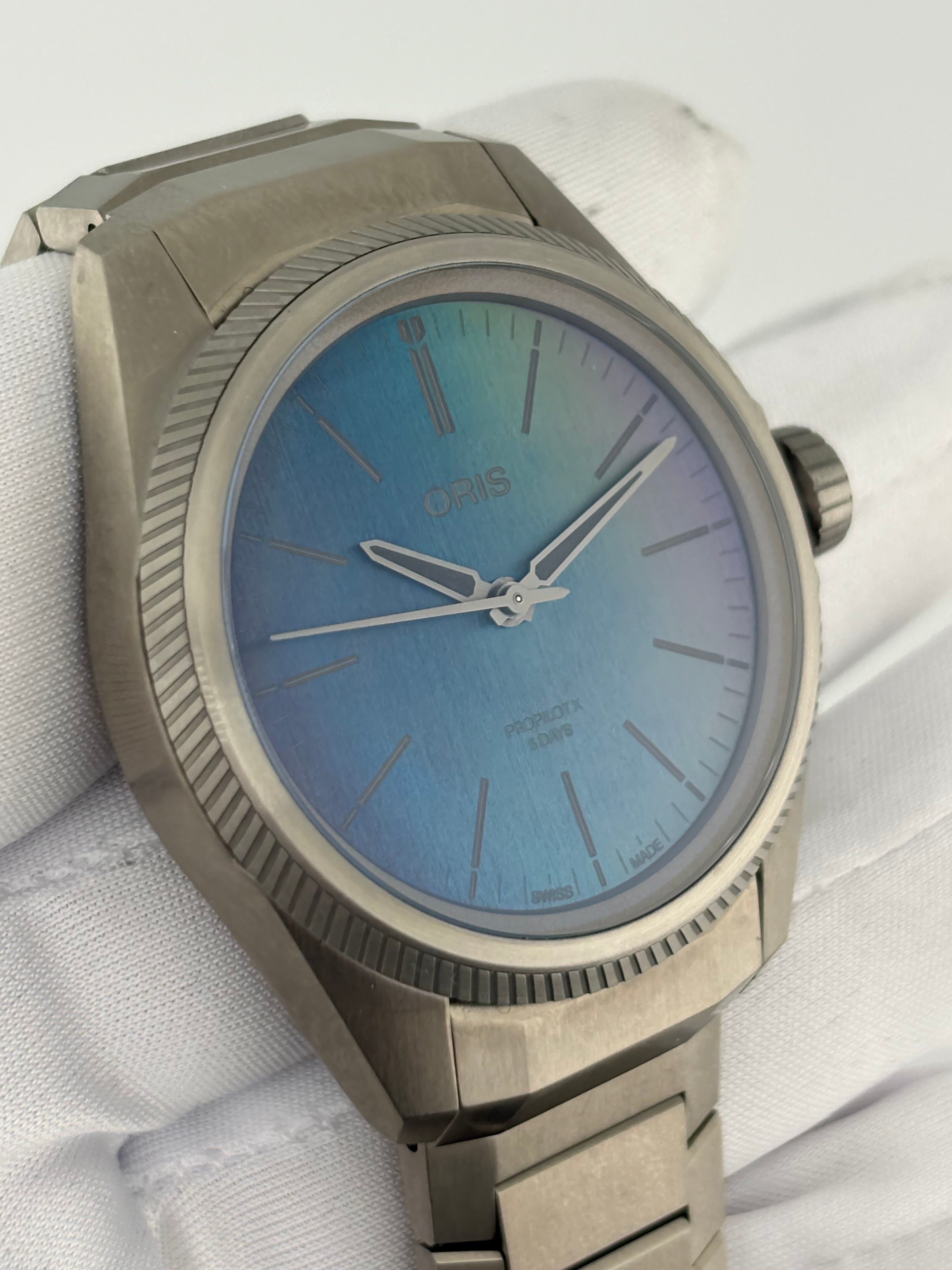💎 ORIS ProPilot X Calibre 400 Laser Titanium 39mm – Full Set 💥