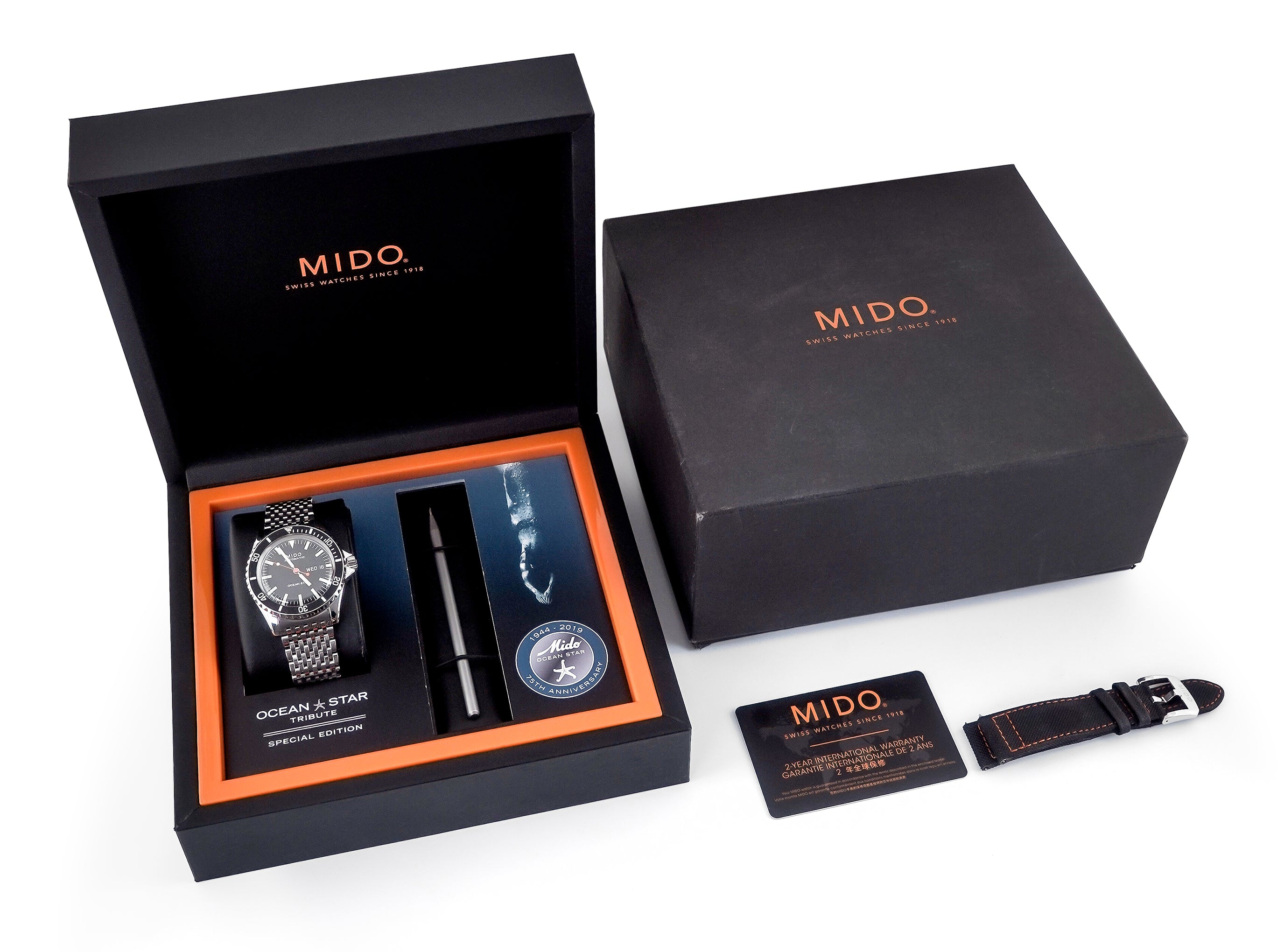 πΉ Mido Ocean Star Tribute Diver 200M Calibre 80 Auto β Full Set