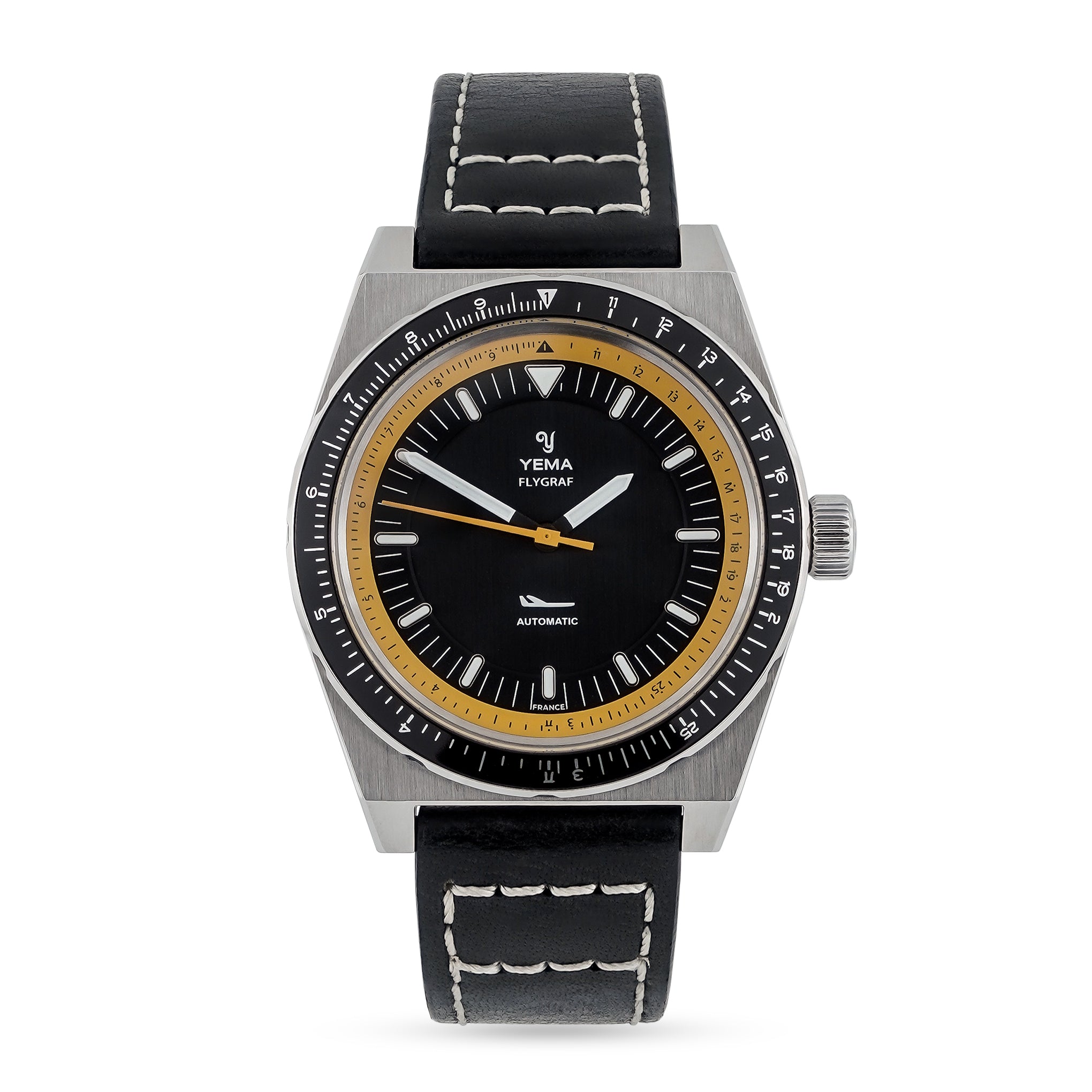 π₯ YEMA Flygraf YFLY23 Automatic Pilot Watch β Full Set βοΈ π«π·