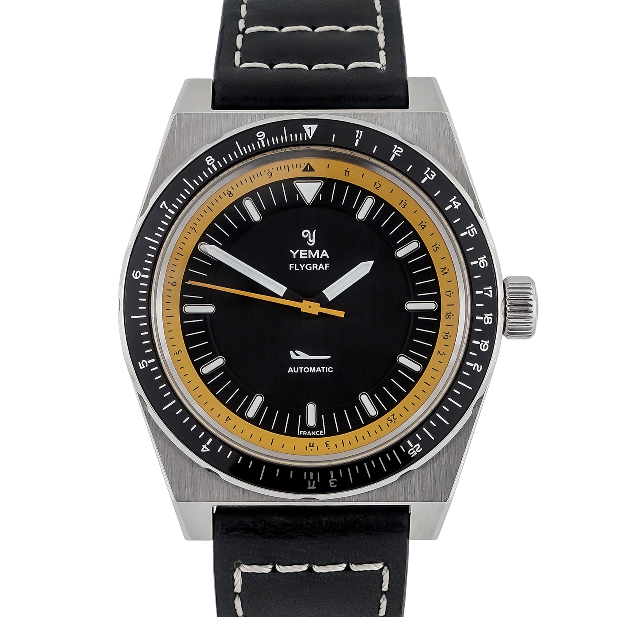 π₯ YEMA Flygraf YFLY23 Automatic Pilot Watch β Full Set βοΈ π«π·