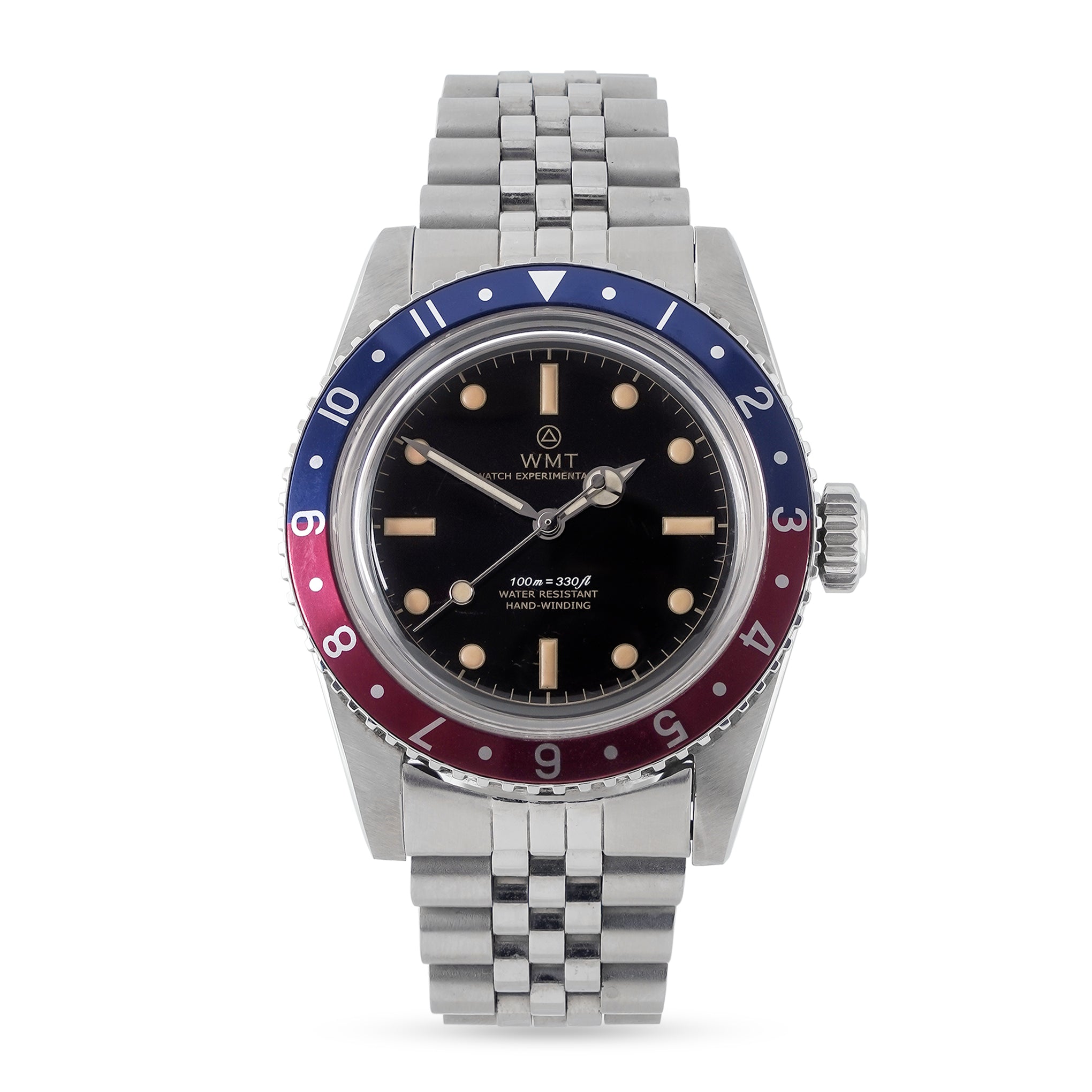 WMT Royal Marine “Pepsi” Automatic – Vintage Diver Style – Full Set 💥
