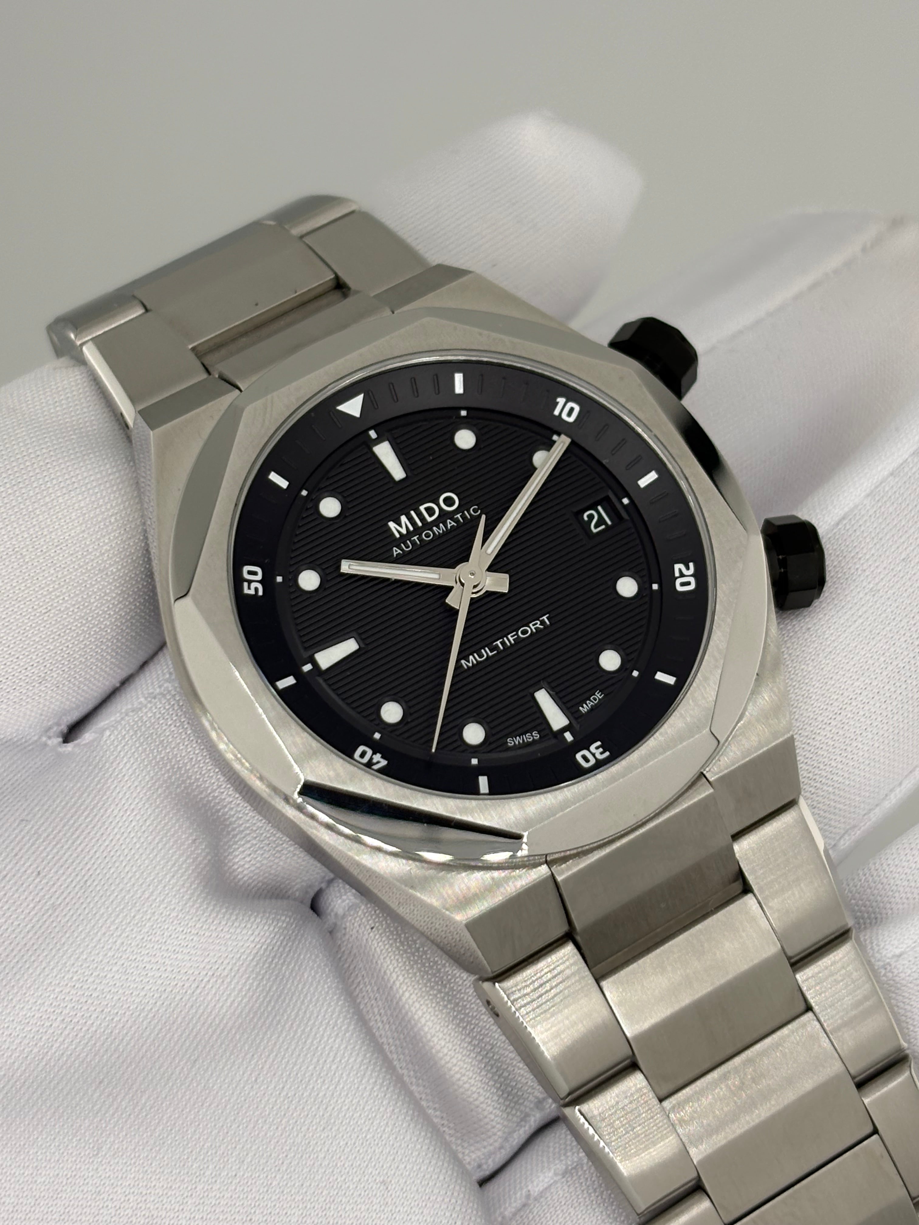 ✨ MIDO MULTIFORT TWO CROWNS – Ref. M047.507.11.051.00 –