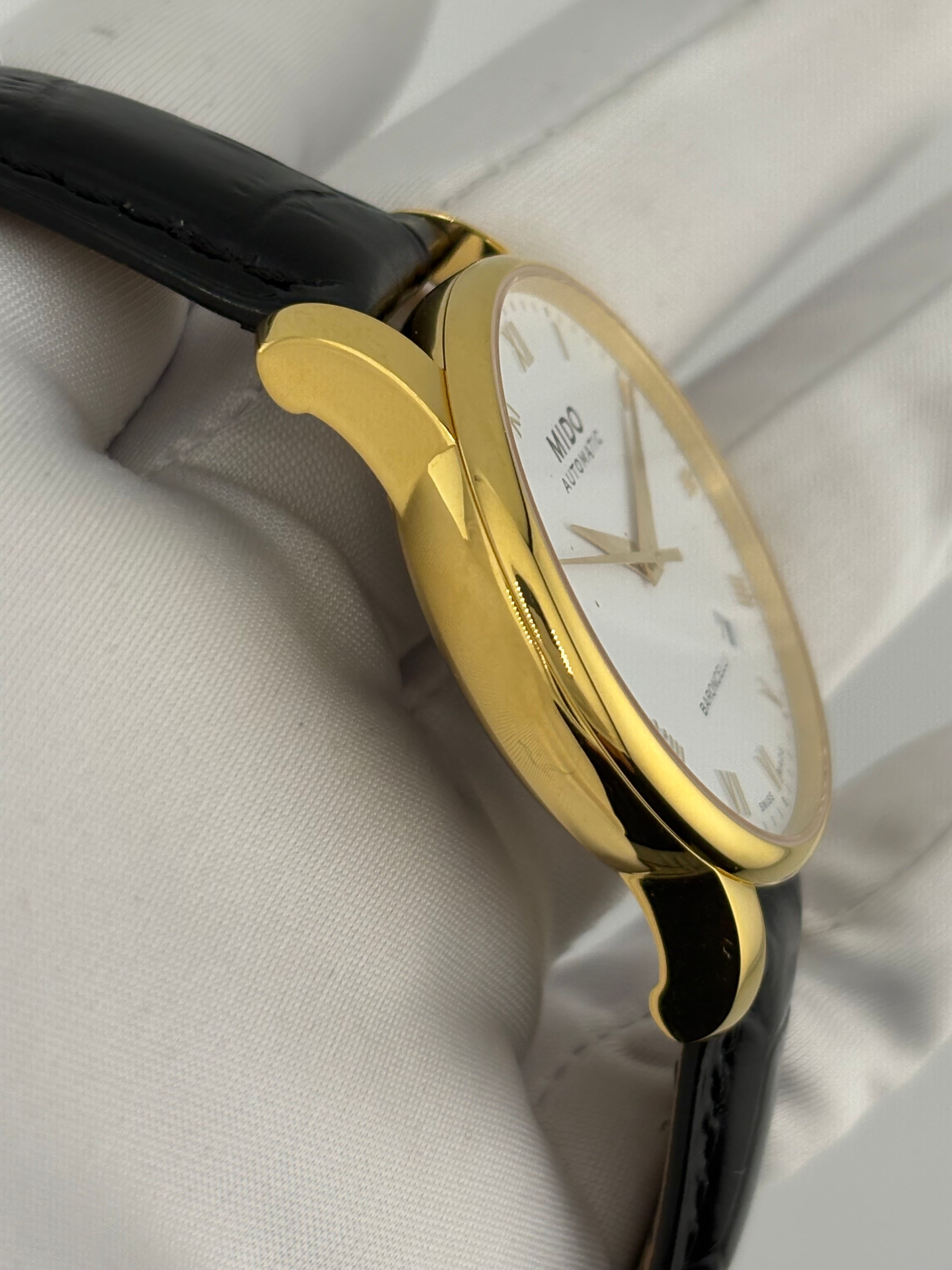 Mido Baroncelli Ref. M8600B – Gold-Plated Automatic –