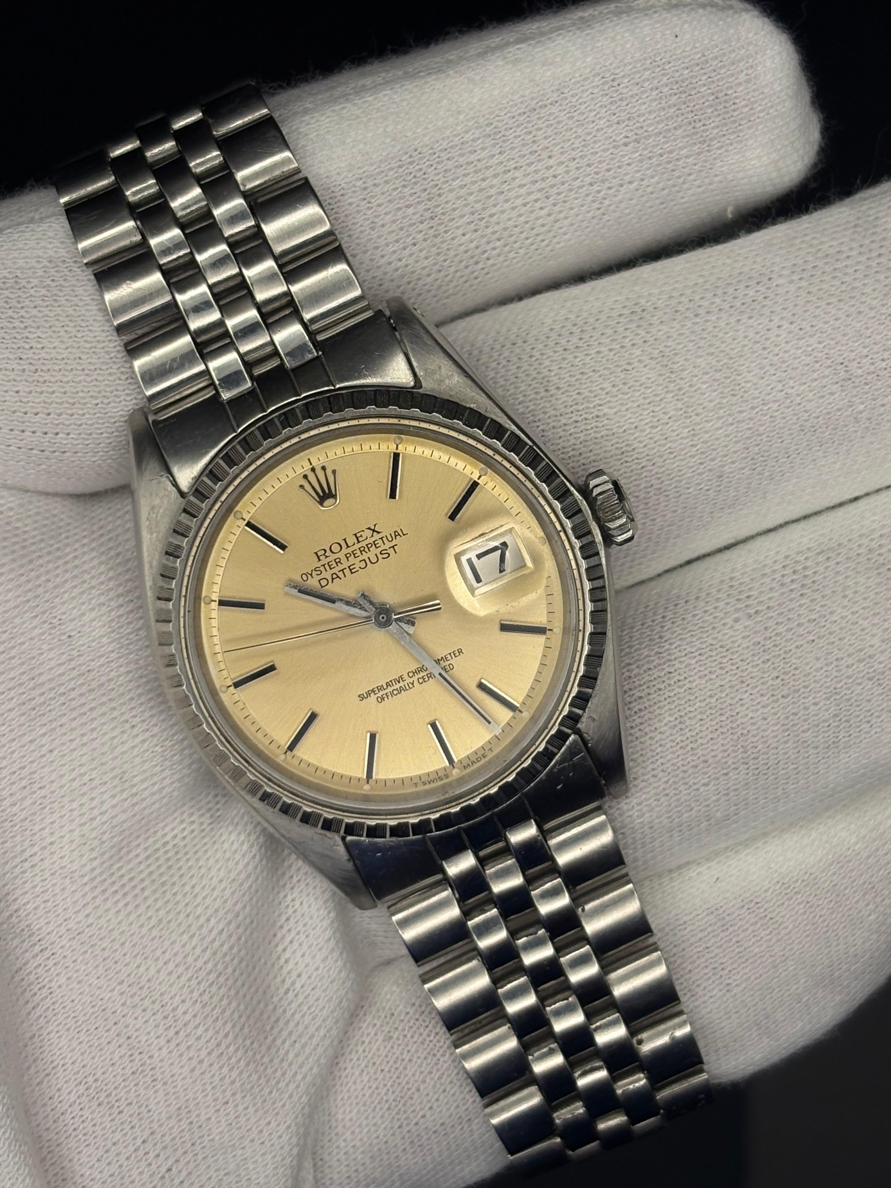 Rolex Datejust Ref. 1603 –  Tropical Patina Dial – 12M Warranty