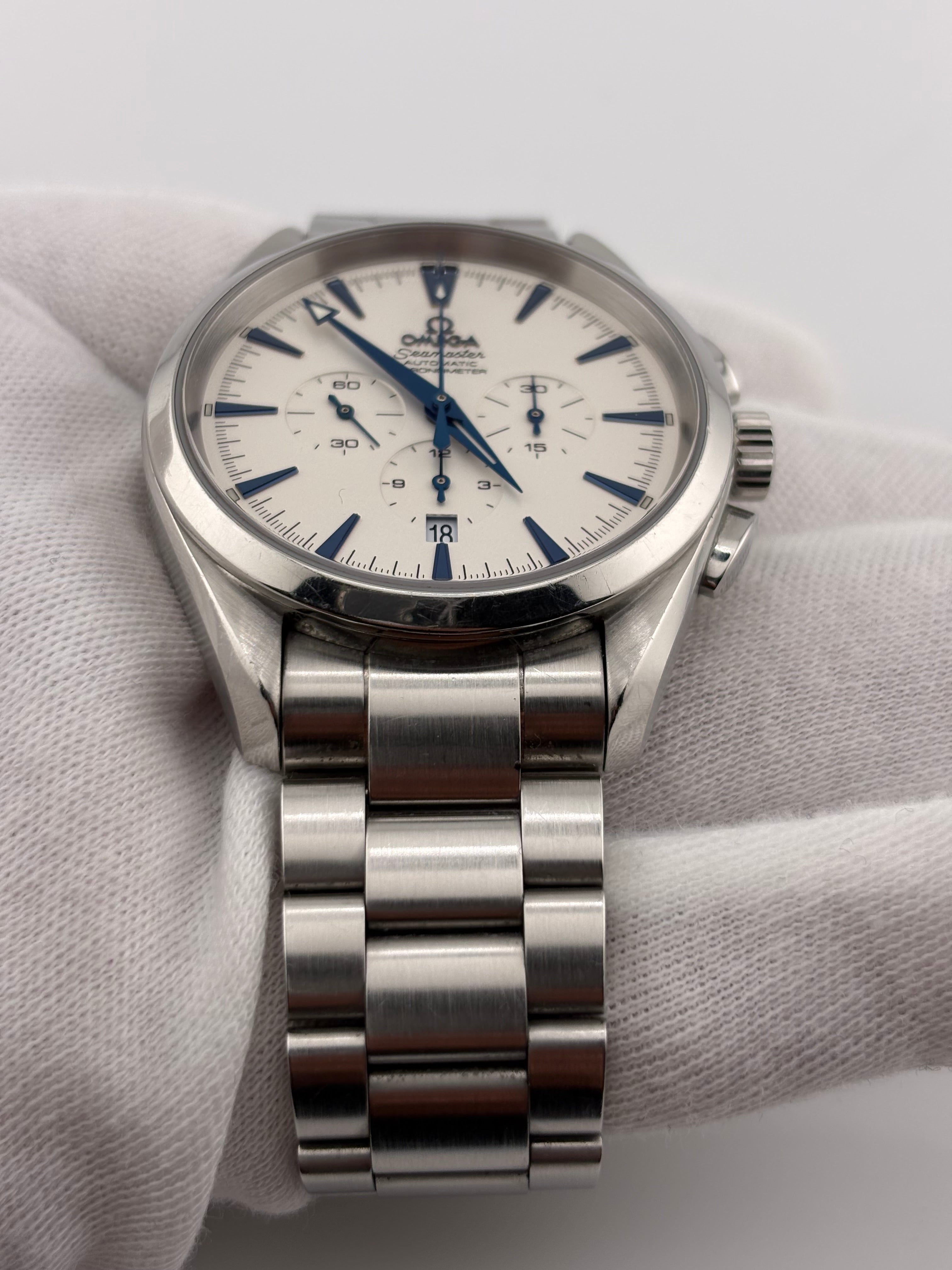 Omega Seamaster Aqua Terra Chronograph Ref. 2512.30.00 – Caliber 3301 –2006 Full set