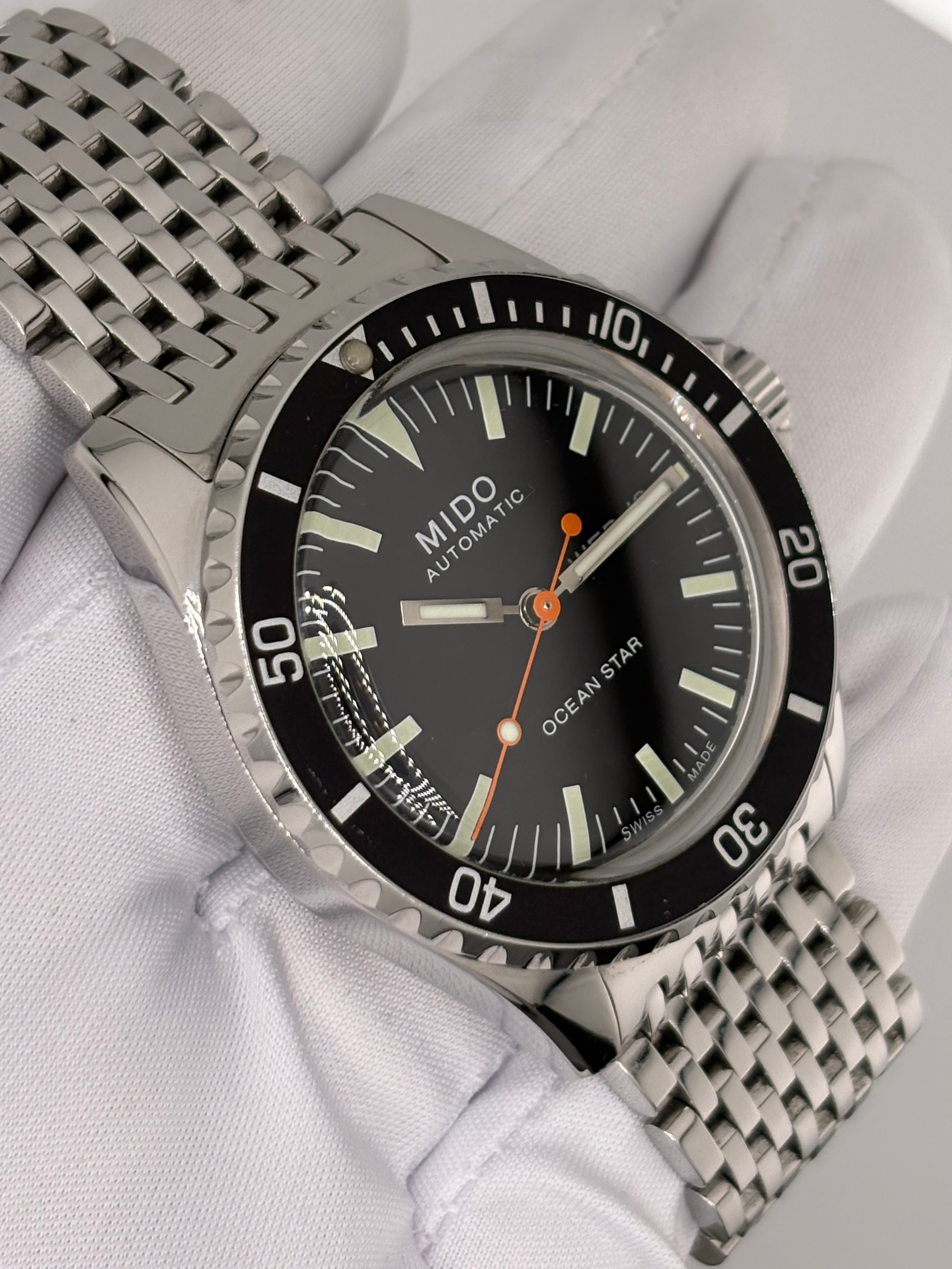 πΉ Mido Ocean Star Tribute Diver 200M Calibre 80 Auto β Full Set