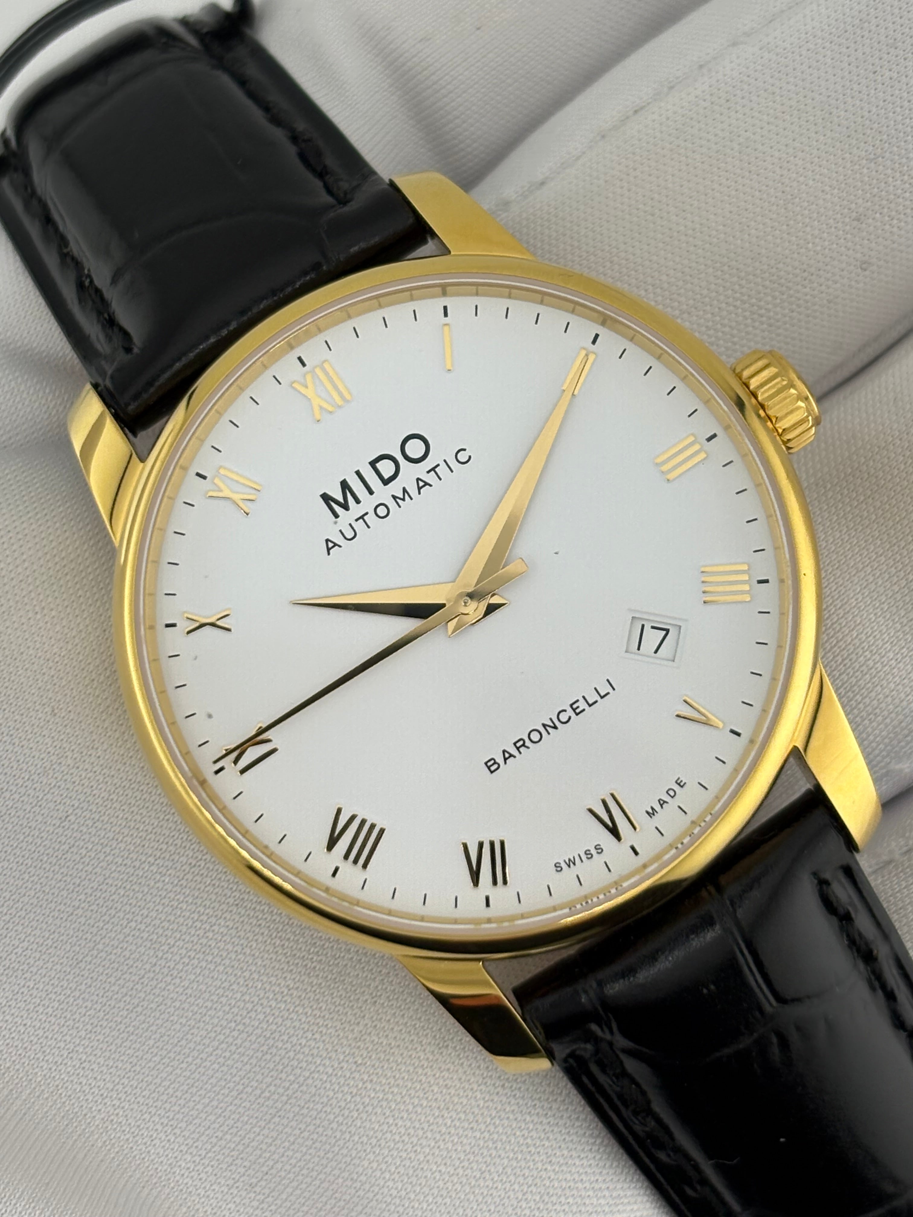 Mido Baroncelli Ref. M8600B – Gold-Plated Automatic –