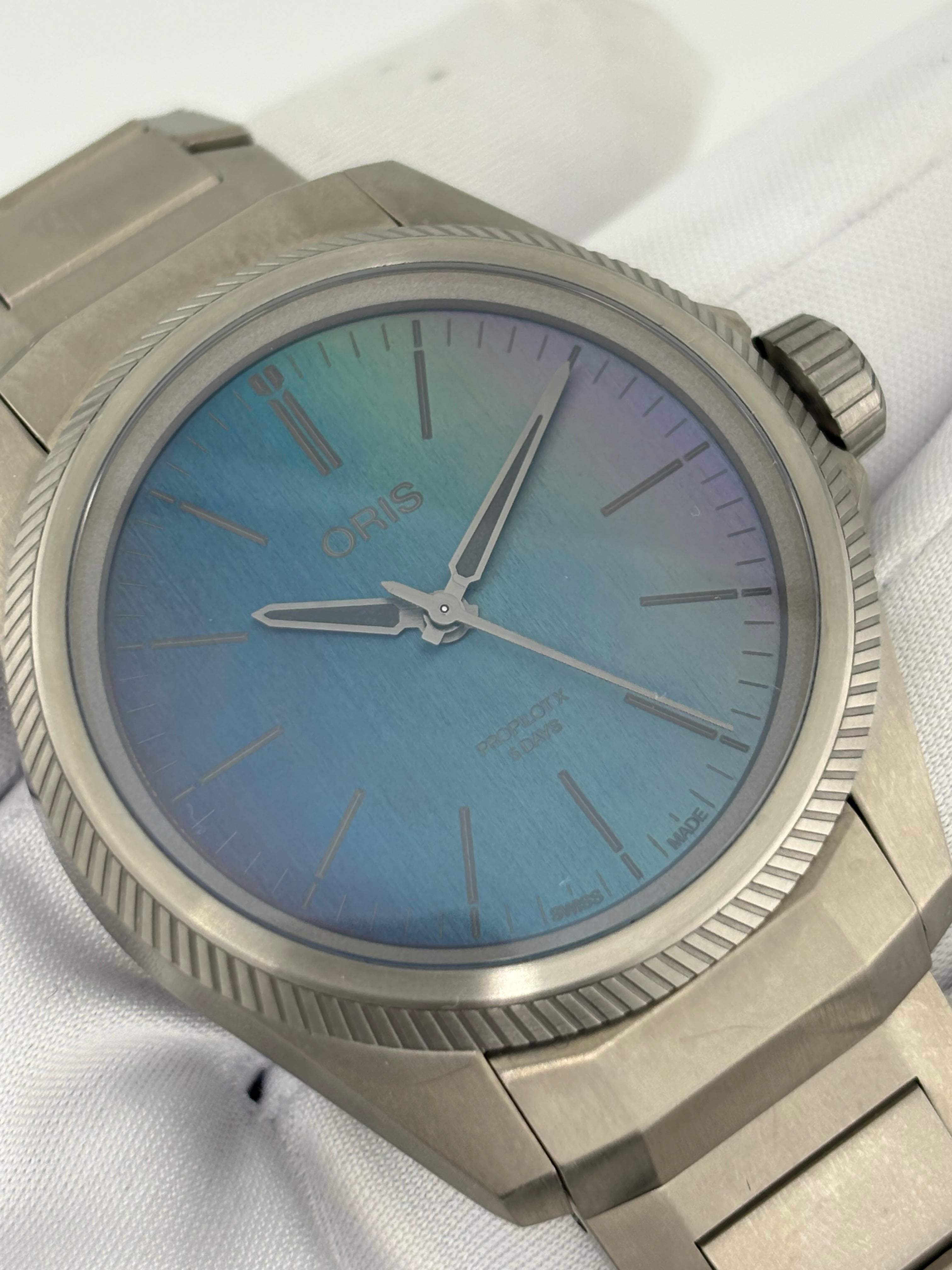 💎 ORIS ProPilot X Calibre 400 Laser Titanium 39mm – Full Set 💥