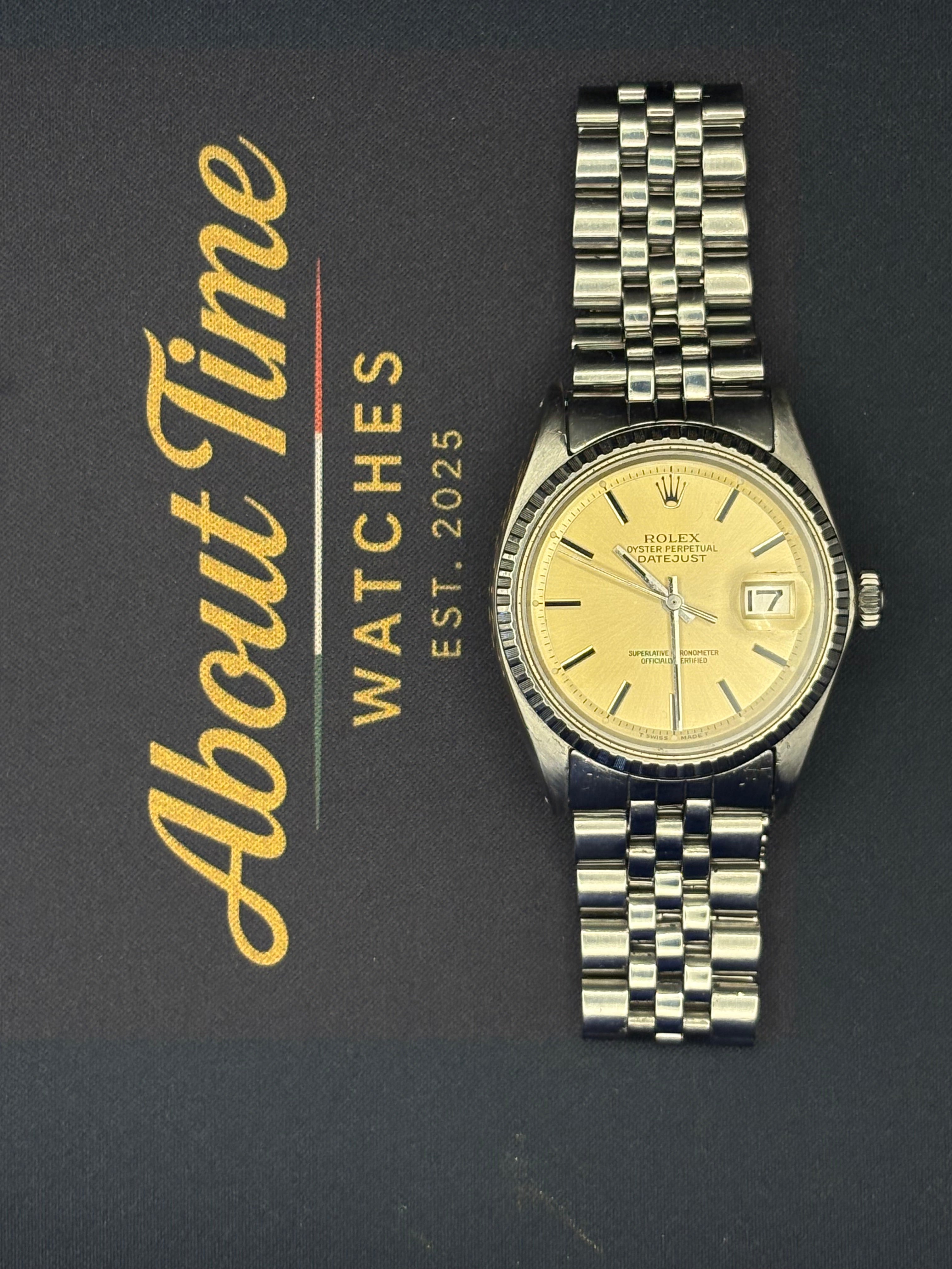 Rolex Datejust Ref. 1603 –  Tropical Patina Dial – 12M Warranty