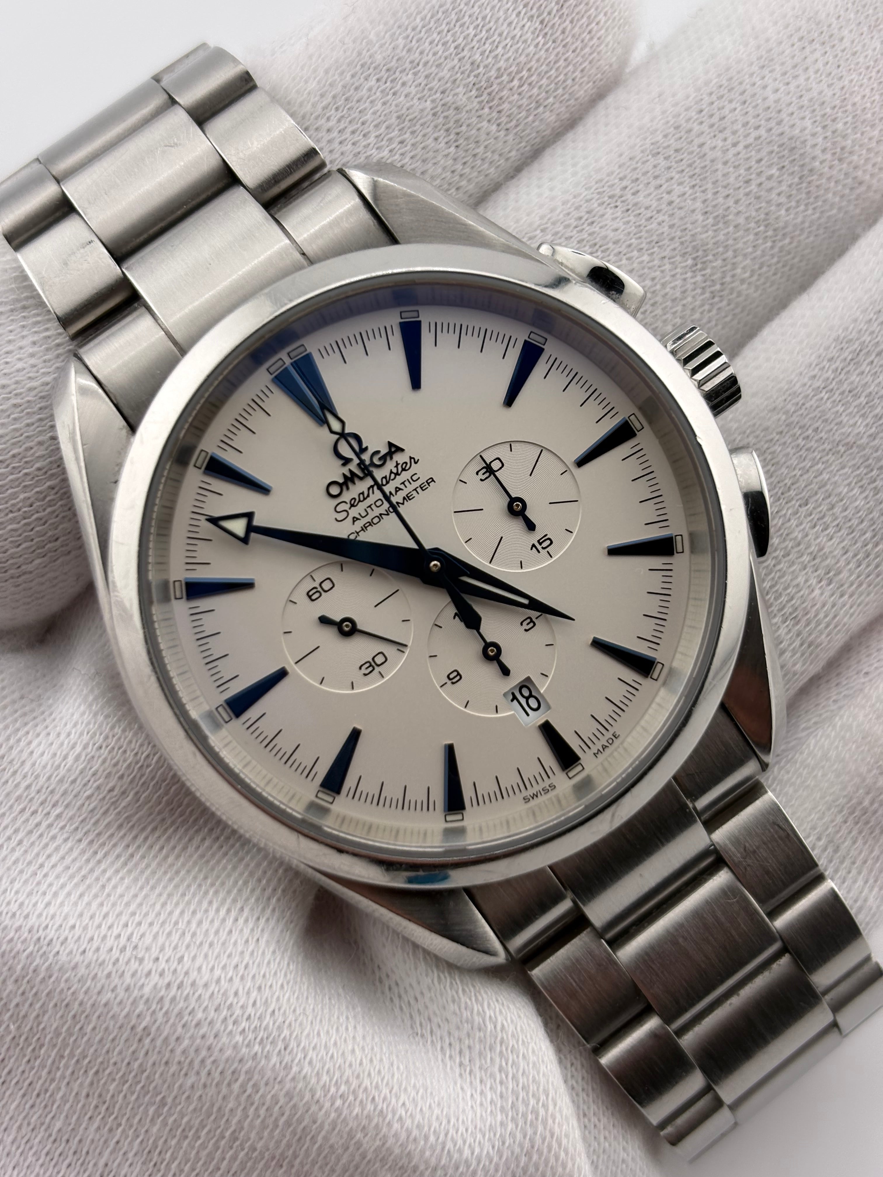Omega Seamaster Aqua Terra Chronograph Ref. 2512.30.00 – Caliber 3301 –2006 Full set