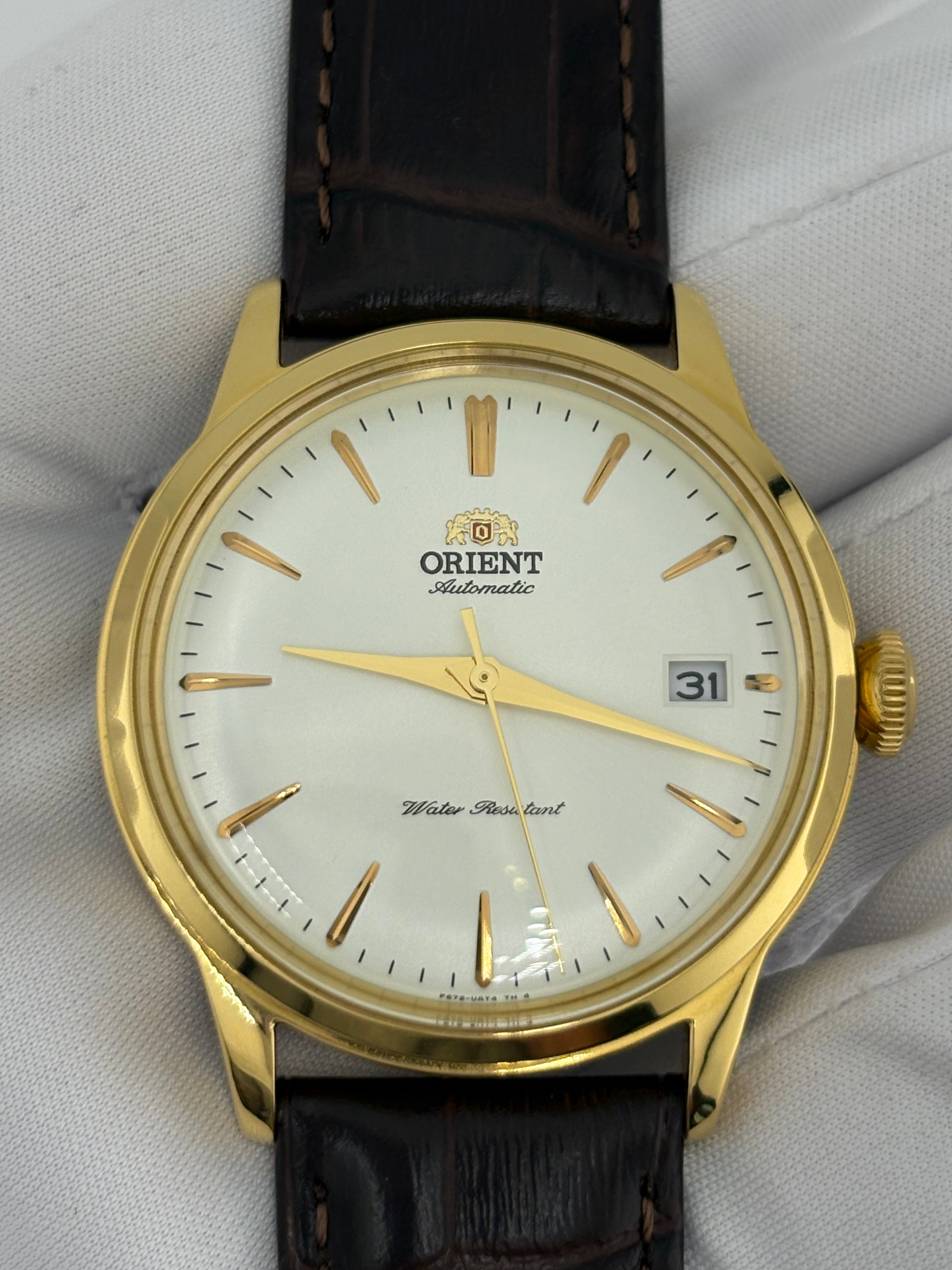 Orient Bambino Automatic Gold 38mm | Full Set