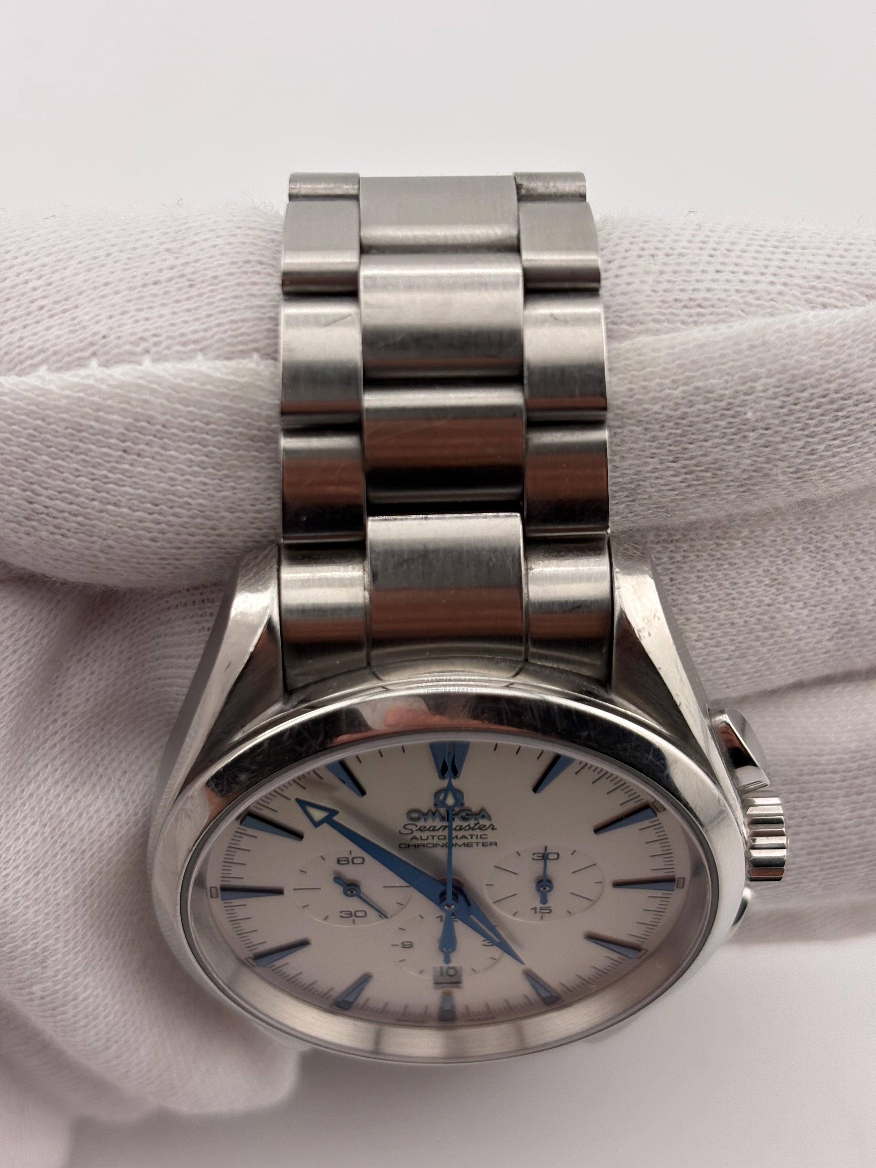 Omega Seamaster Aqua Terra Chronograph Ref. 2512.30.00 – Caliber 3301 –2006 Full set