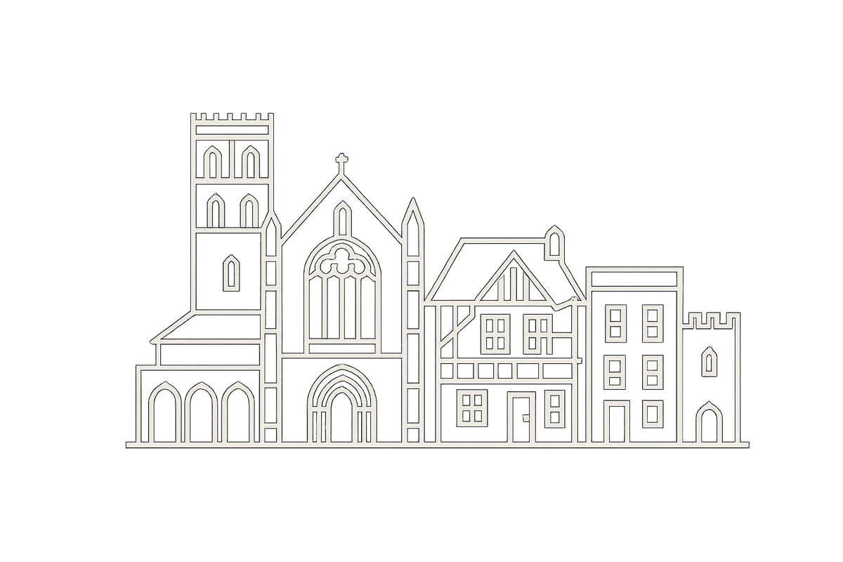 make the lines finer and remove st albans text