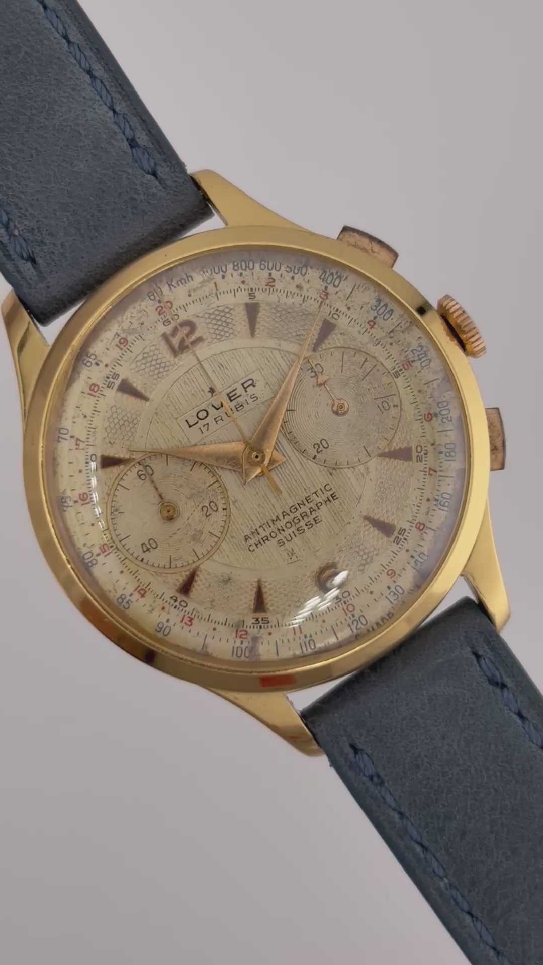 Lower Chronographe Suisse – 1940s/50s Vintage 17J Chronograph – 38mm Swiss