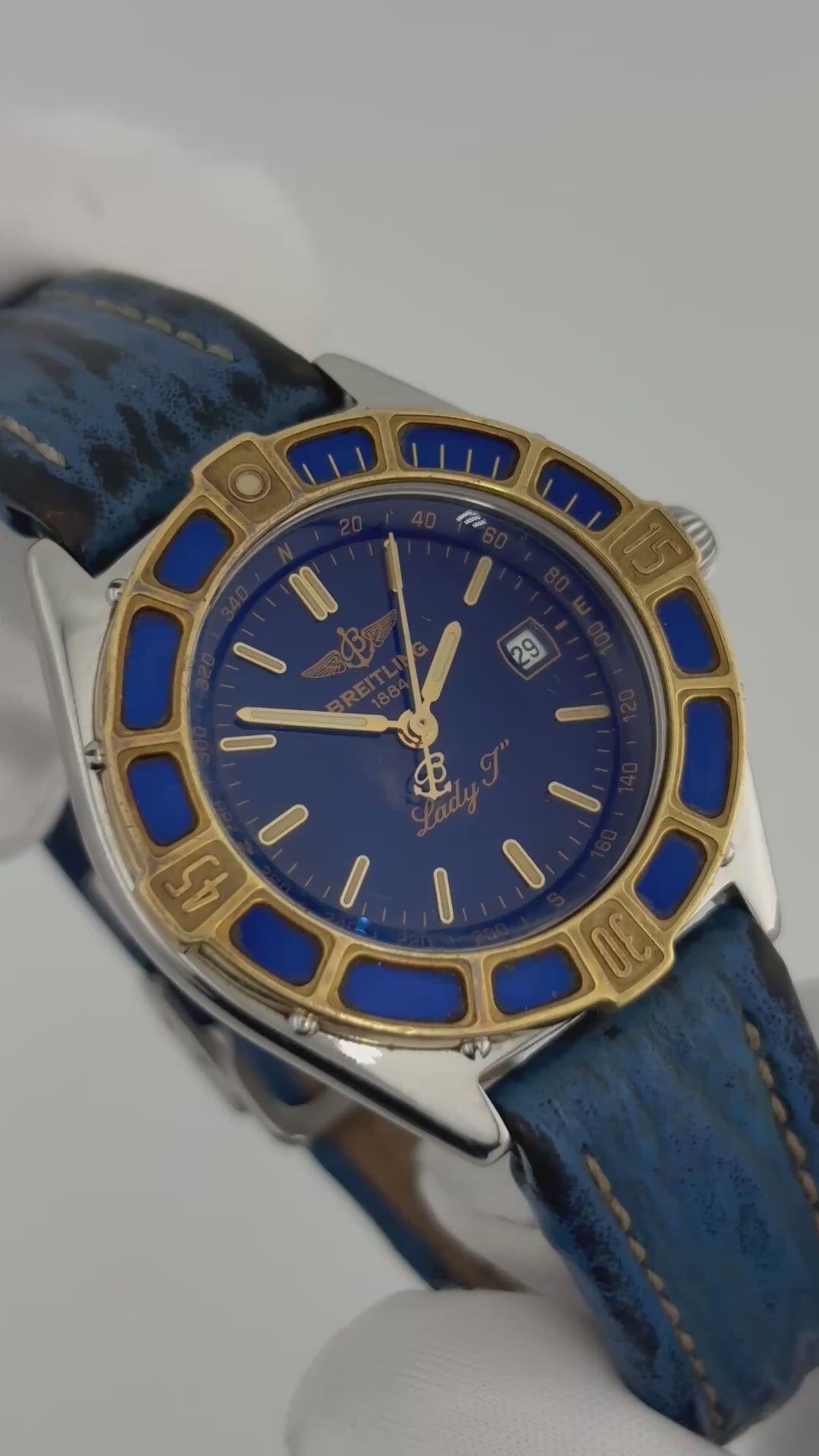 Breitling Lady J D52065 – Two-Tone Steel & 18k Gold