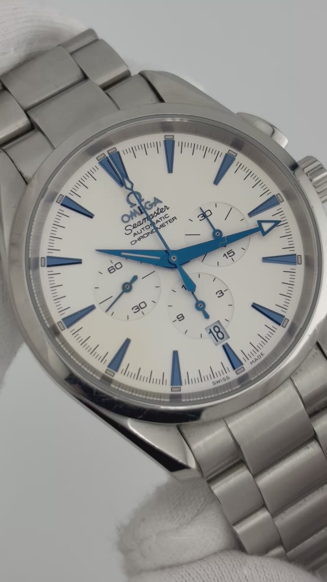 Omega Seamaster Aqua Terra Chronograph Ref. 2512.30.00 – Caliber 3301 –2006 Full set