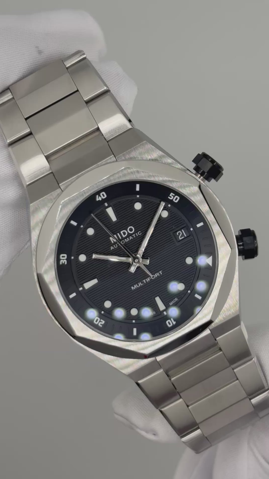 ✨ MIDO MULTIFORT TWO CROWNS – Ref. M047.507.11.051.00 –