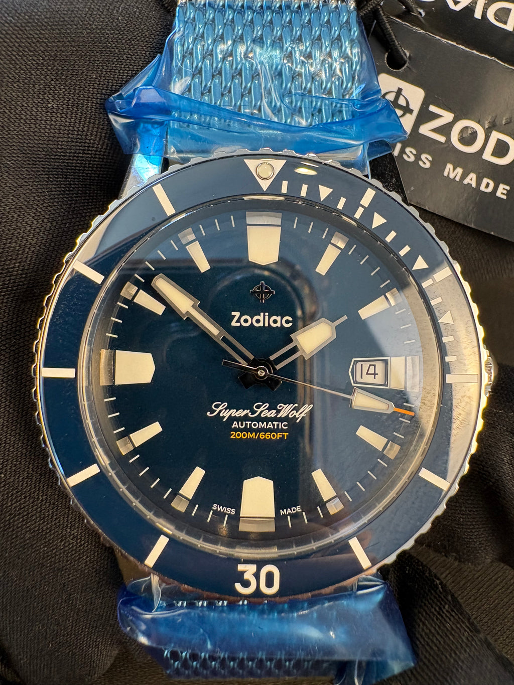 Brand New Zodiac Super Sea Compression Diver Automatic Ref. ZO9320 | Full Set | NOS