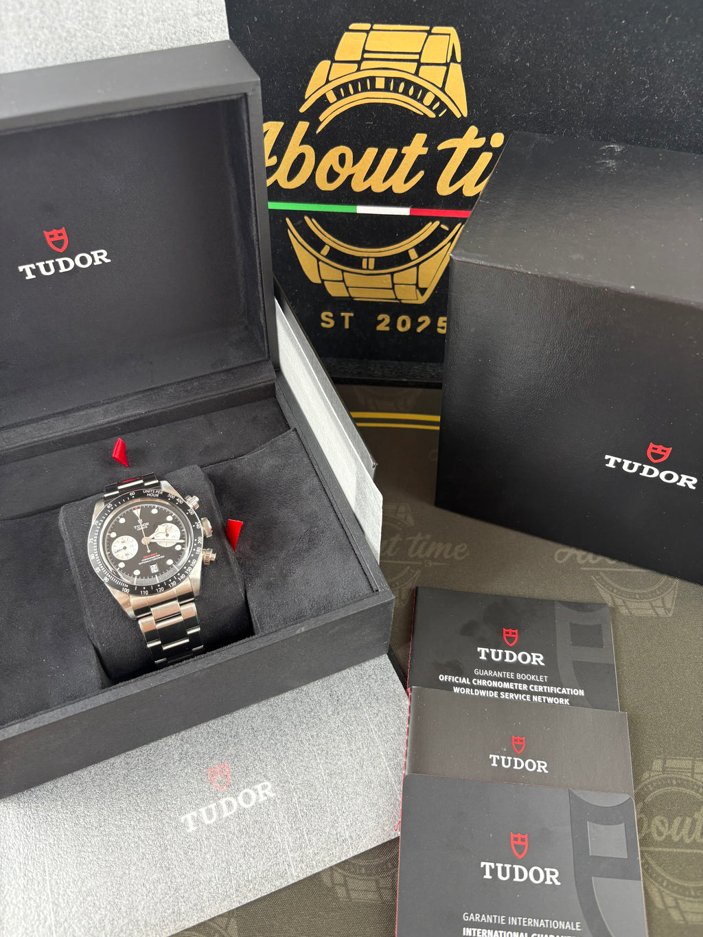 Tudor Black Bay Chrono Panda 79360N Box Papers 2022 MT5813 Chronograph 41mm
