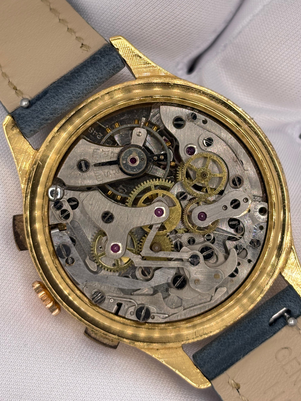 Lower Chronographe Suisse – 1940s/50s Vintage 17J Chronograph – 38mm Swiss