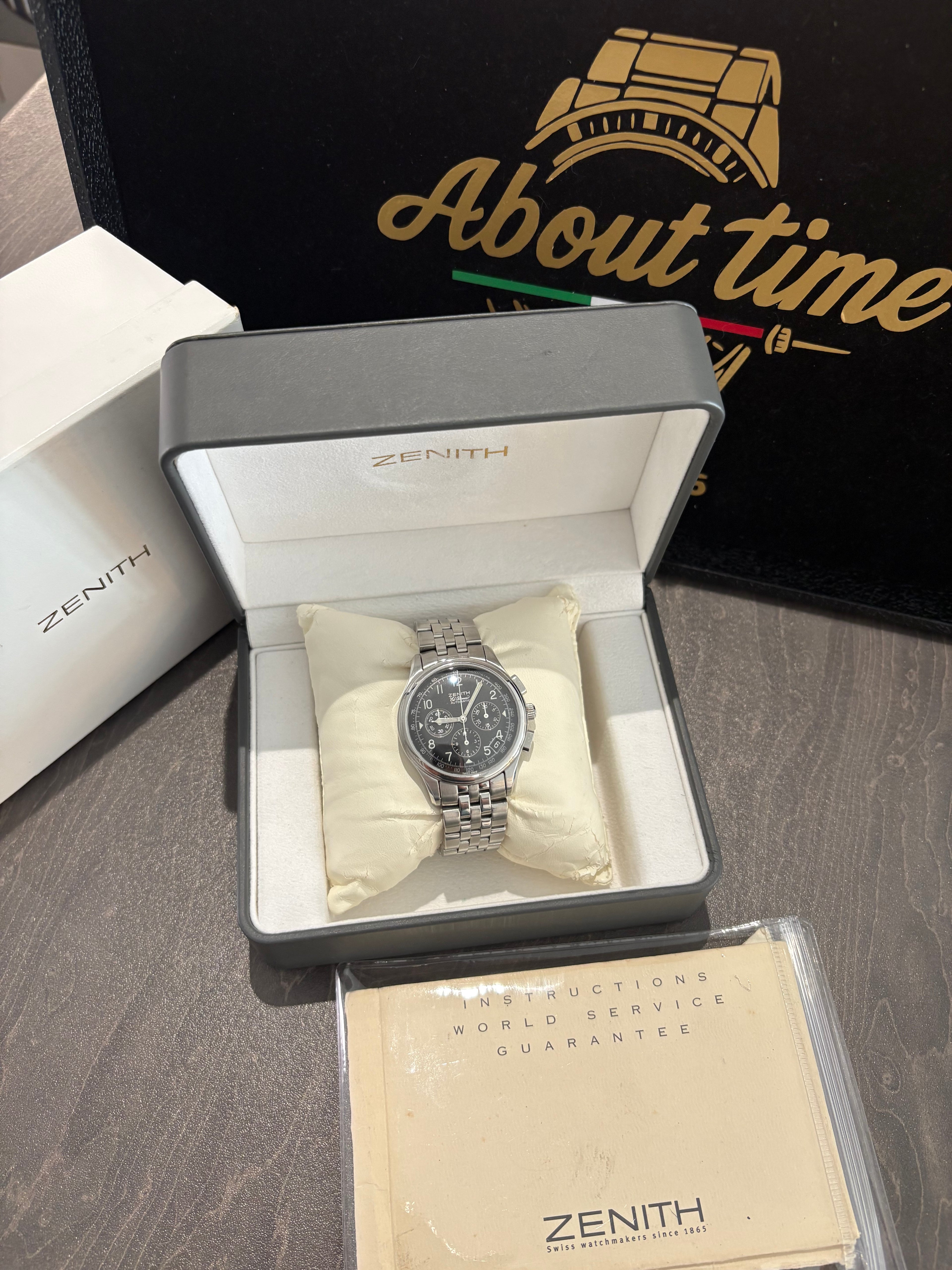 Zenith El Primero Chronograph Ref. 02.0500.400 – Full Set – One Owner – Late 90s Neo-Vintage Icon