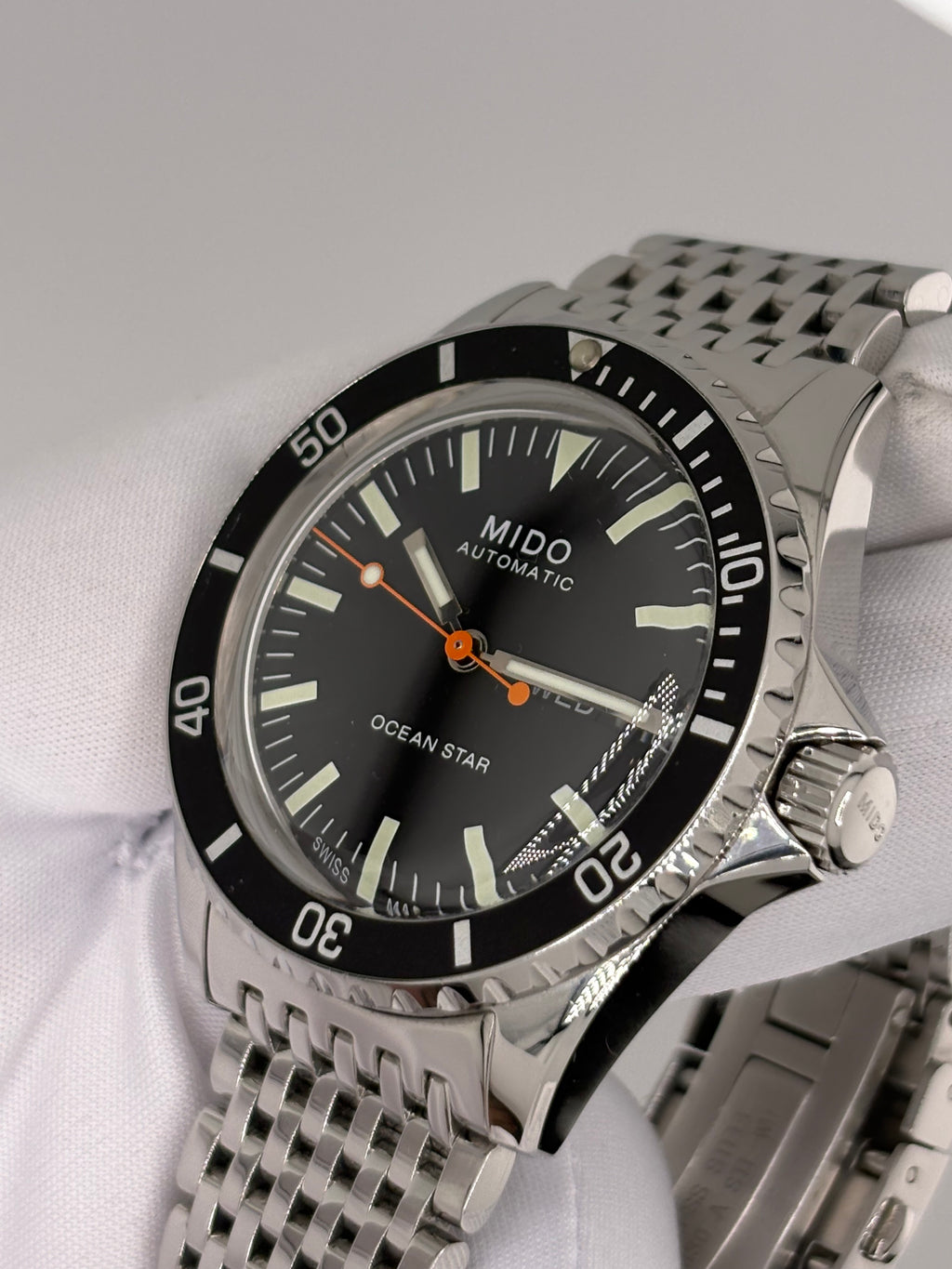 🔹 Mido Ocean Star Tribute Diver 200M Calibre 80 Auto – Full Set