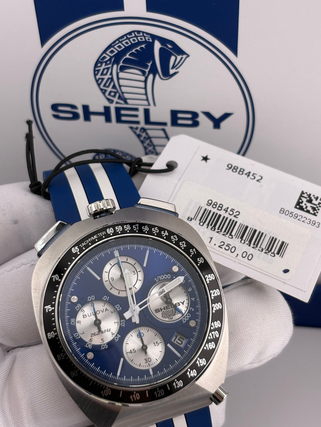 Bulova Shelby 150th Anniversary Chronograph Limited Edition 98B452 NEW Full Set