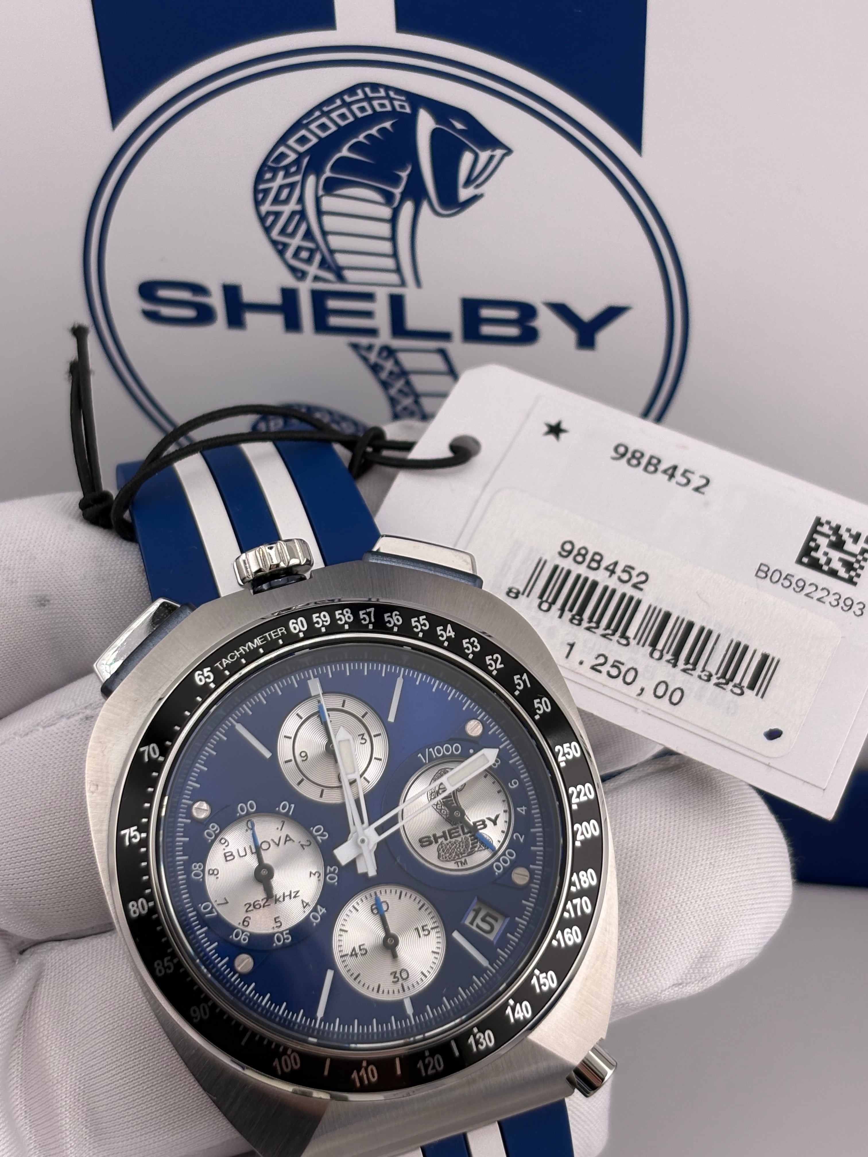 Bulova Shelby 150th Anniversary Chronograph Limited Edition 98B452 NEW Full Set