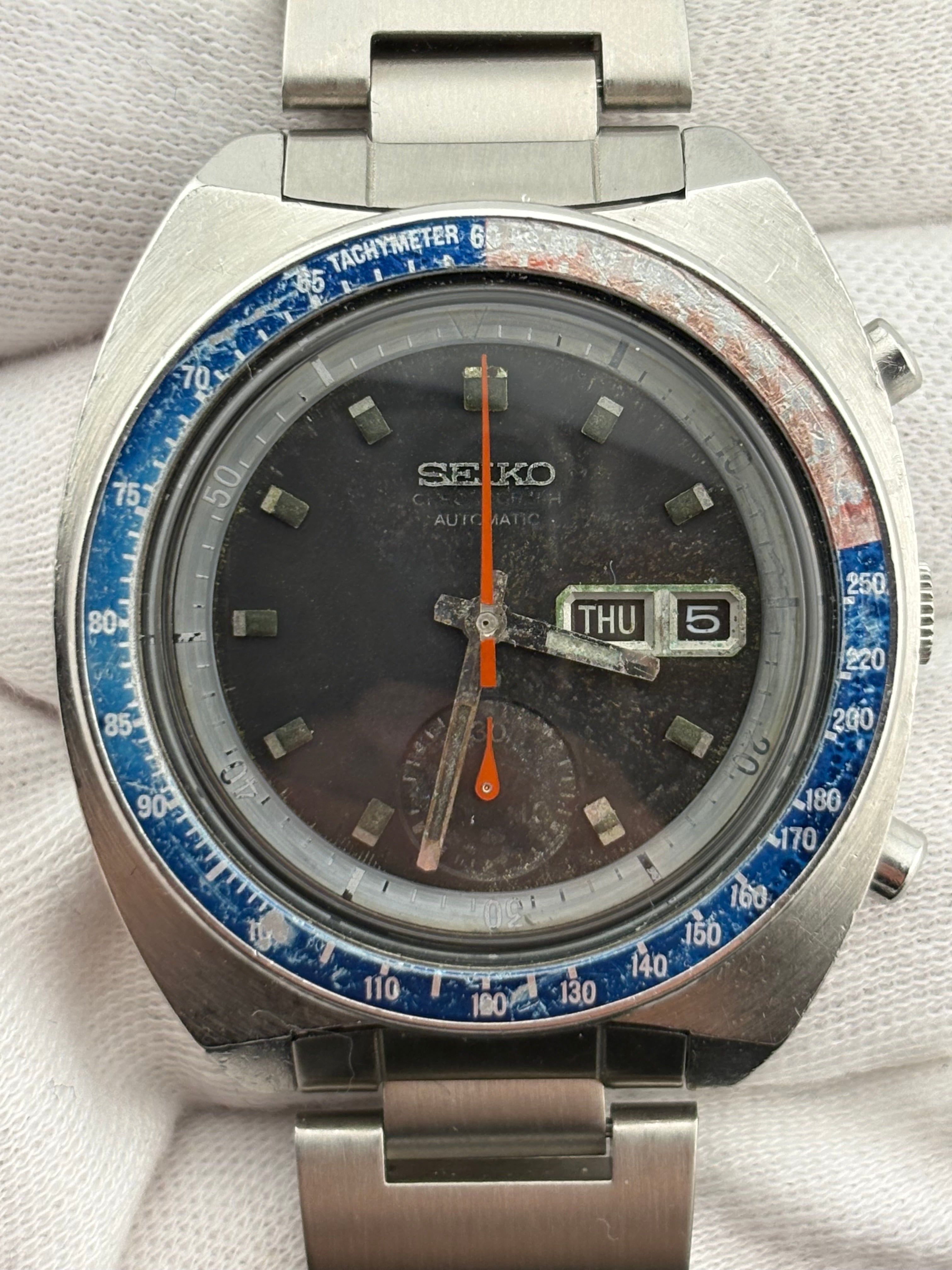 🚀Seiko 6139-6002 “Cevert” Pogue April 1974 Full Set Serviced
