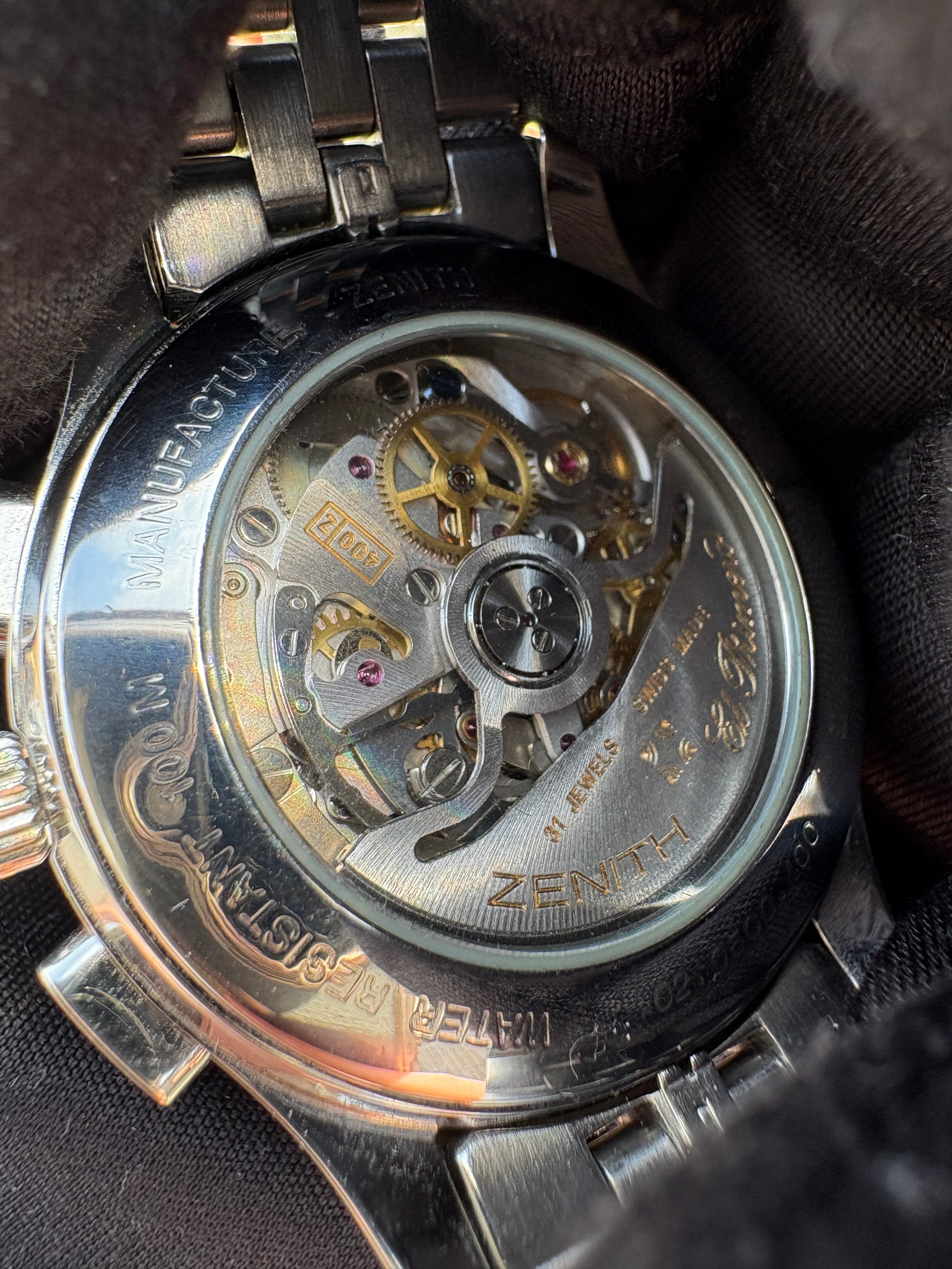 Zenith El Primero Chronograph Ref. 02.0500.400 – Full Set – One Owner – Late 90s Neo-Vintage Icon
