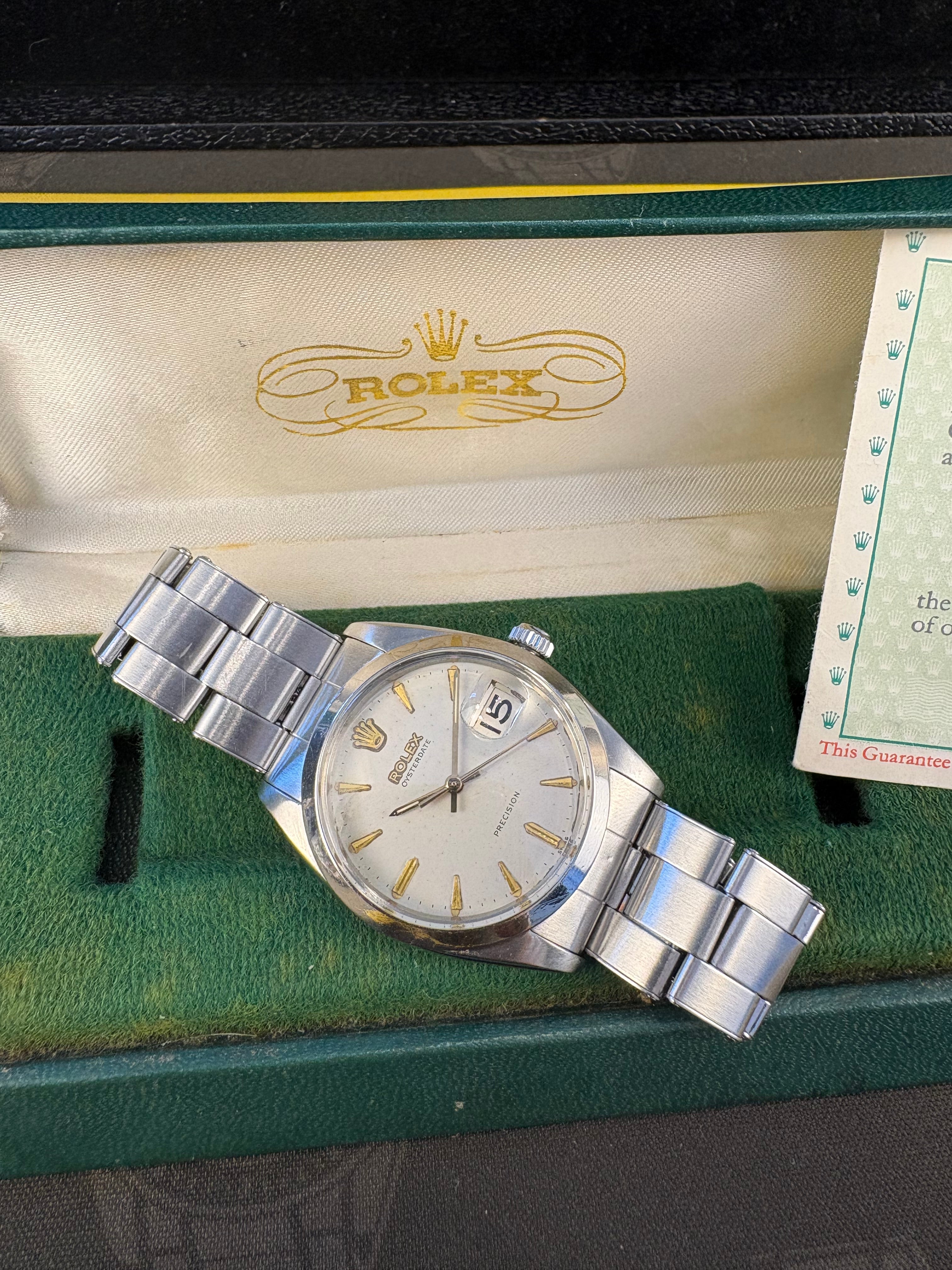 Rolex Oysterdate Precision Ref. 6694 | 1968 | Box & Original Guarantee