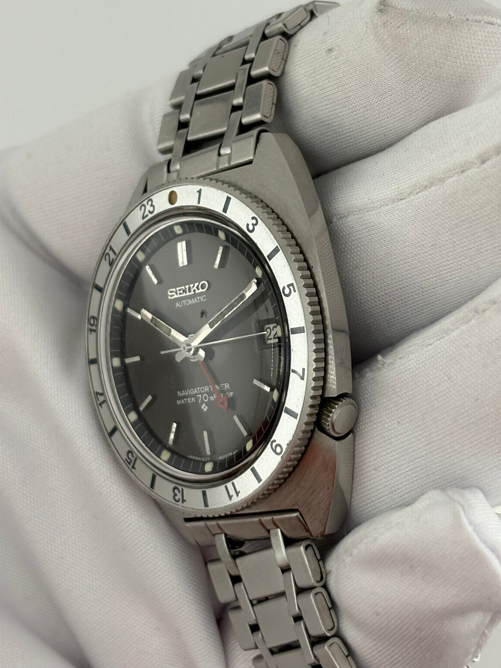 Seiko Navigator Timer 6117-8000 GMT 1968 Vintage Automatic Watch 🔥