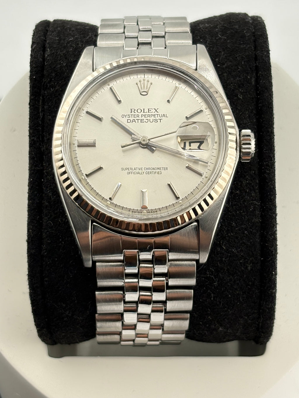 DATEJUST 1601 – WHITE GOLD BEZEL – FRESH SERVICE – 1 YEAR WARRANTY