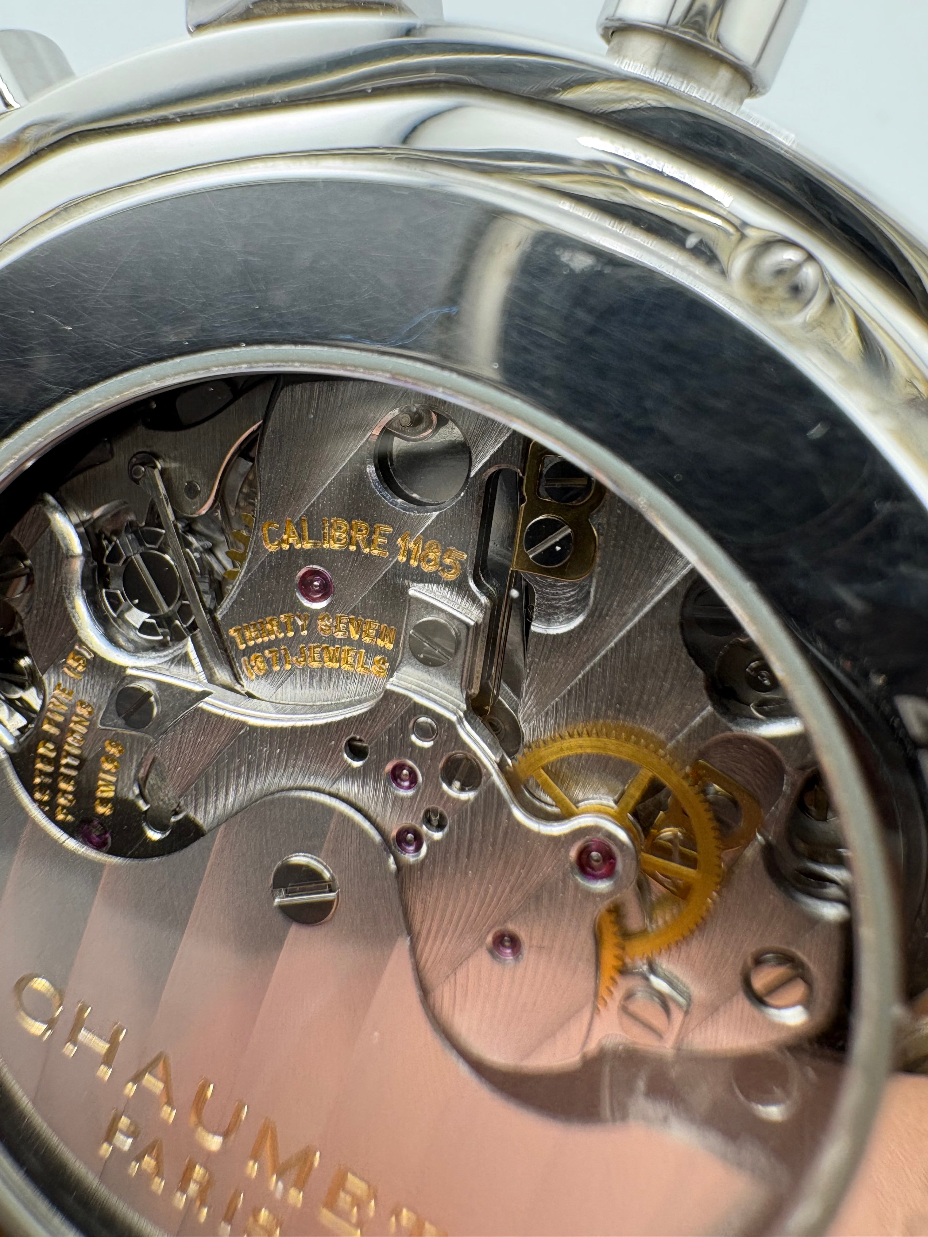 Chaumet Chronograph W3680/26 Frederic Piguet Cal 1185 Full Set 2001