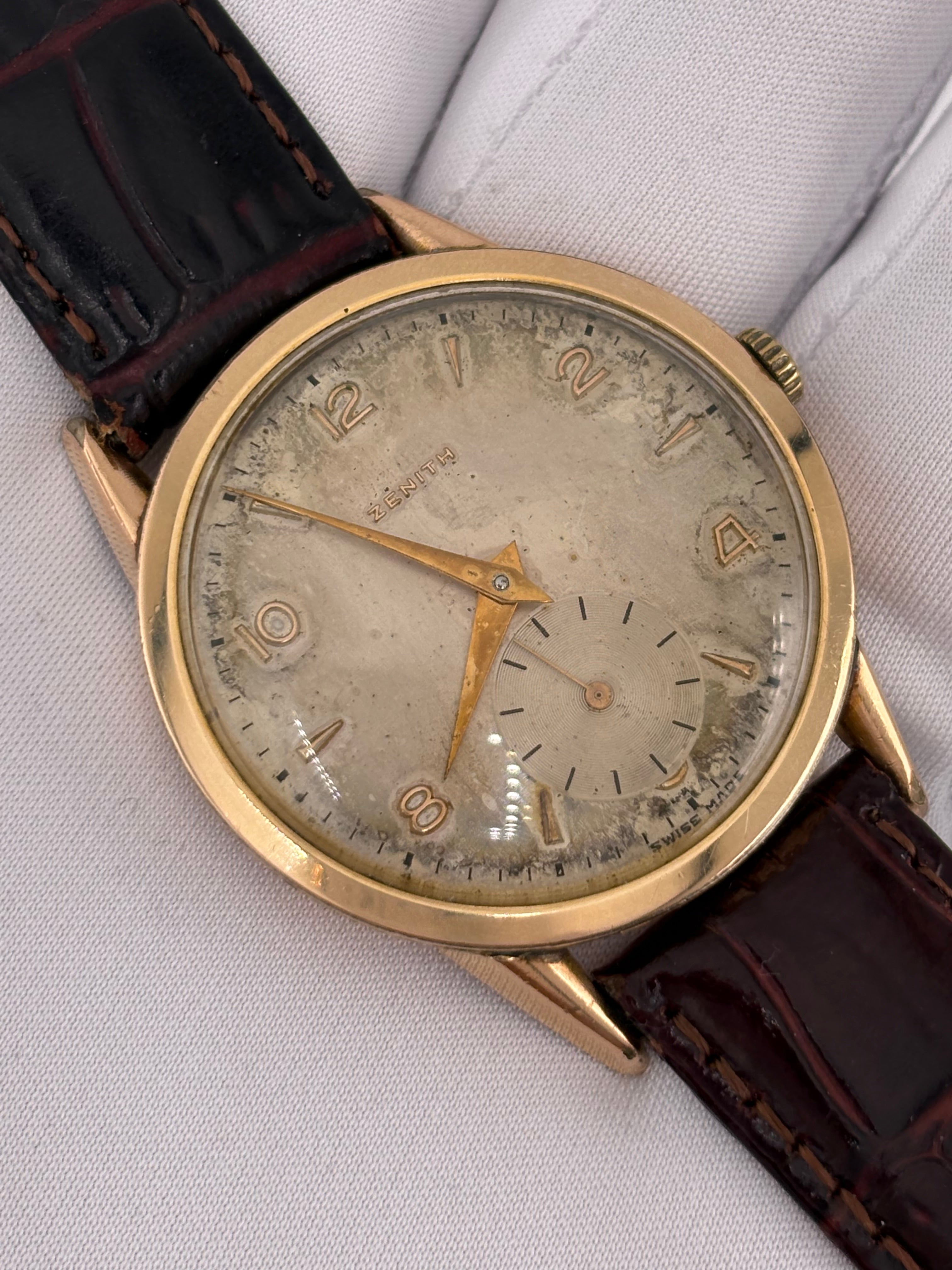 ZENITH VINTAGE 18K GOLD-FILLED 40 MICRON – FRESH SERVICE – c.1950s